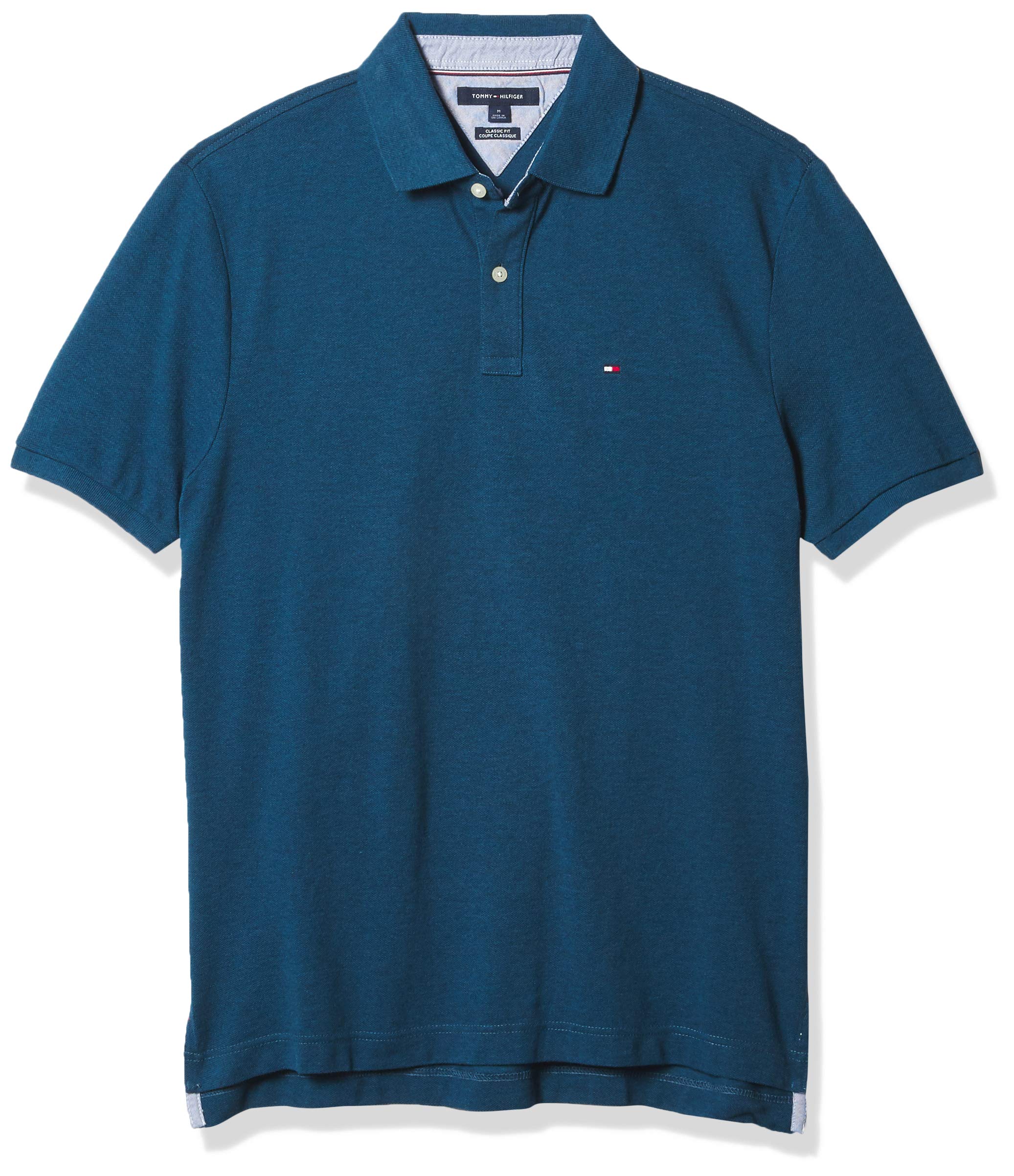 Polo Tommy Hilfiger De Manga Corta, Corte Clásico, Para Hombre - Venta Internacional.