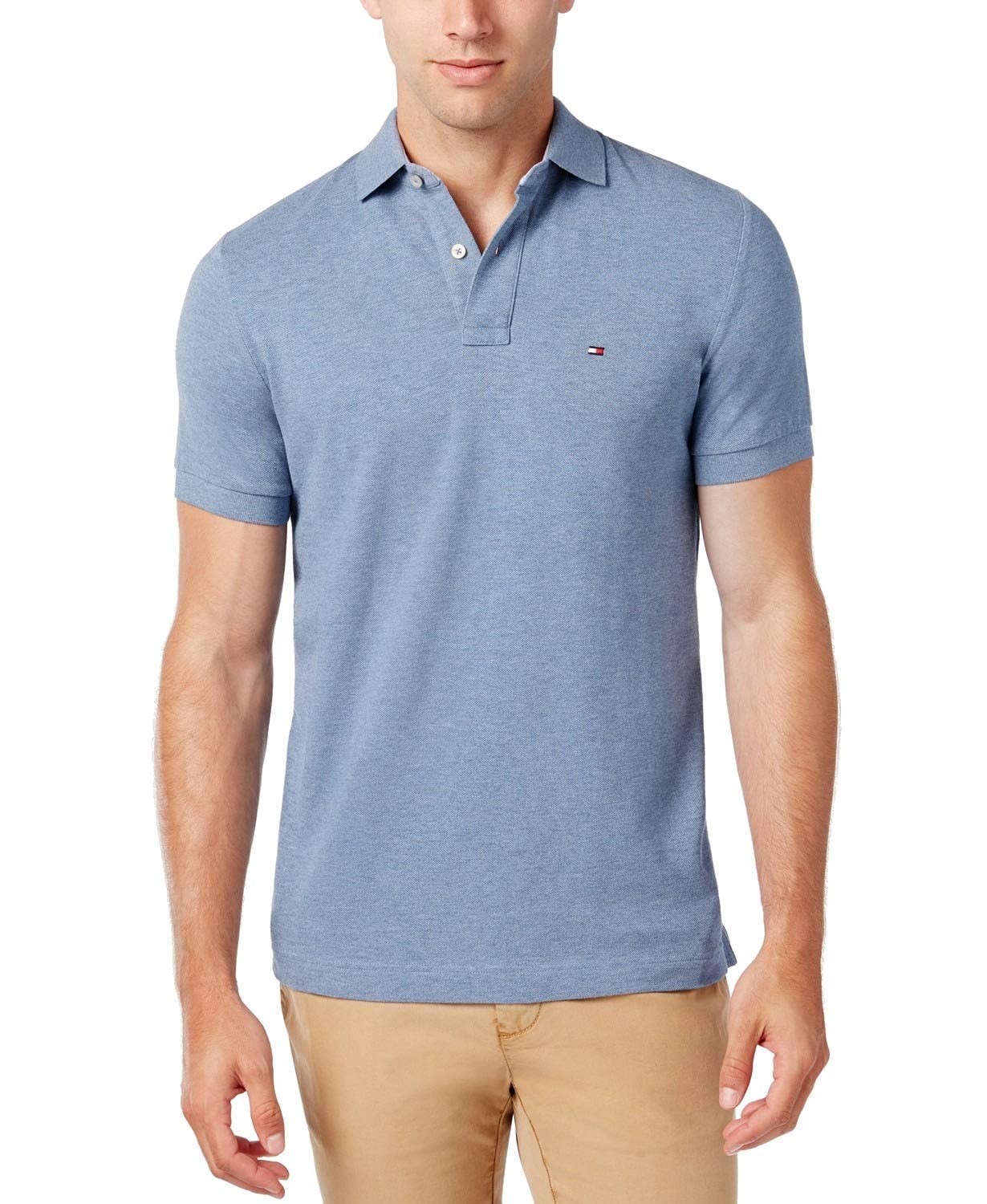 Foto 2 pulgar | Polo Tommy Hilfiger Big-tall Ivy Para Hombre Chambray 3xl - Venta Internacional.