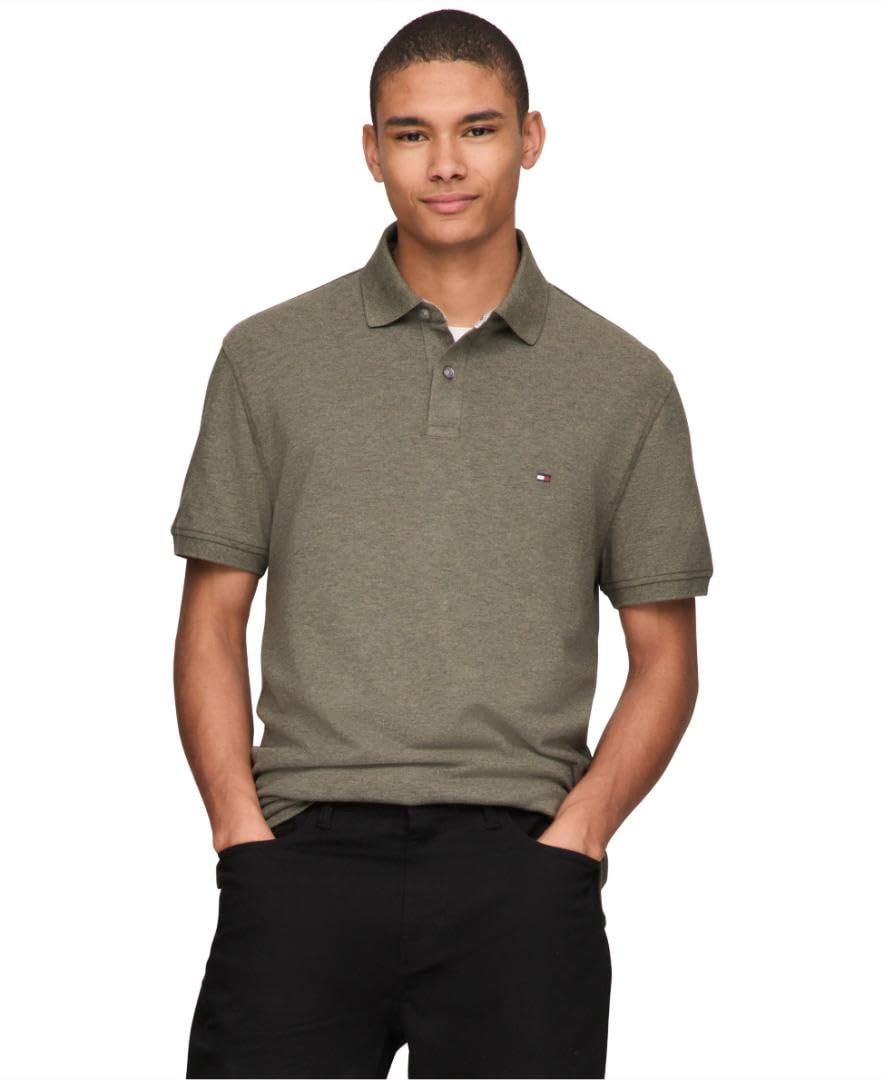 Foto 2 pulgar | Polo Tommy Hilfiger 1985 Slim De Manga Corta Para Hombre - Venta Internacional.