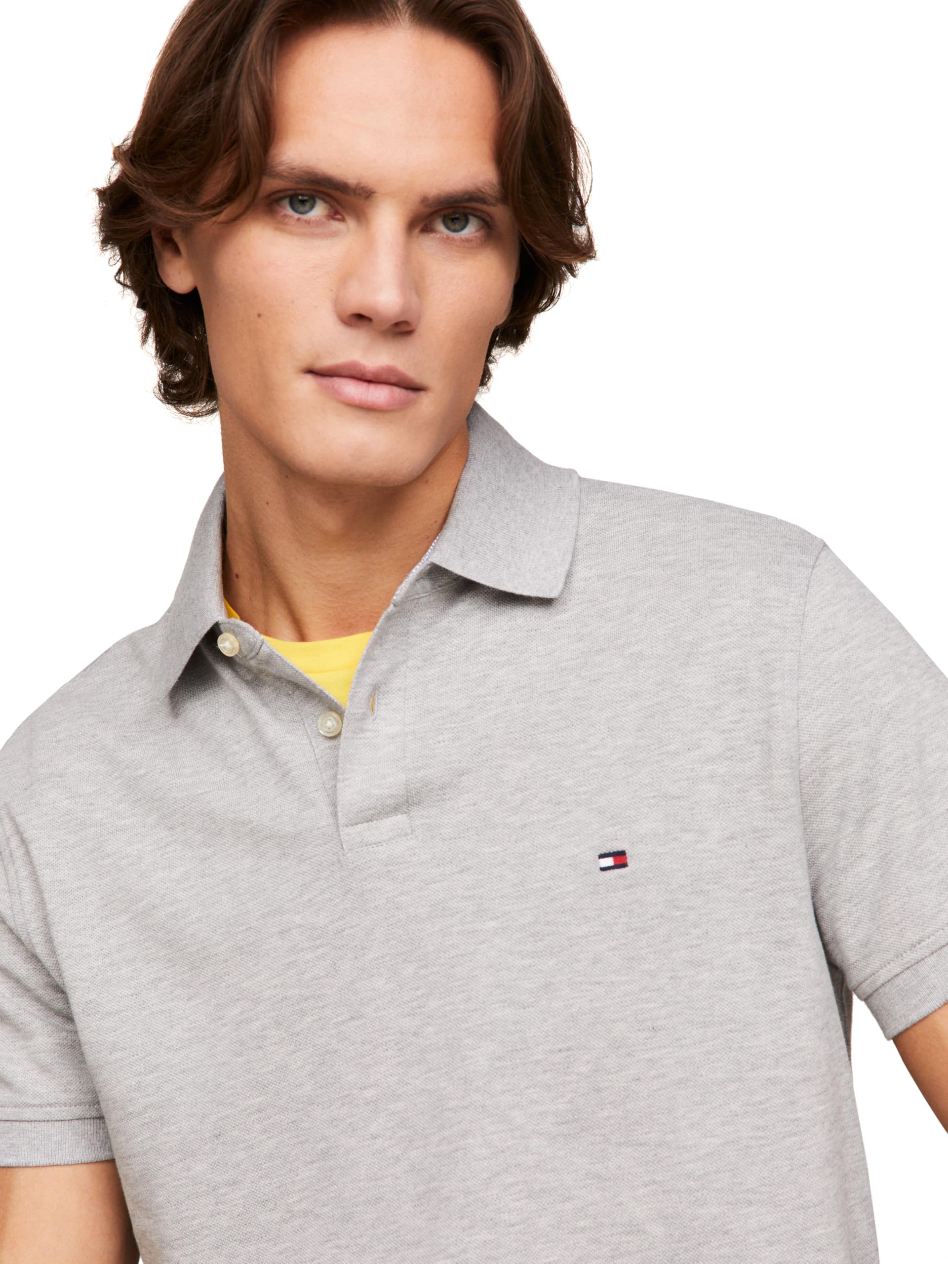 Foto 3 pulgar | Polo Tommy Hilfiger 1985 Regular De Manga Corta Para Hombre - Venta Internacional.