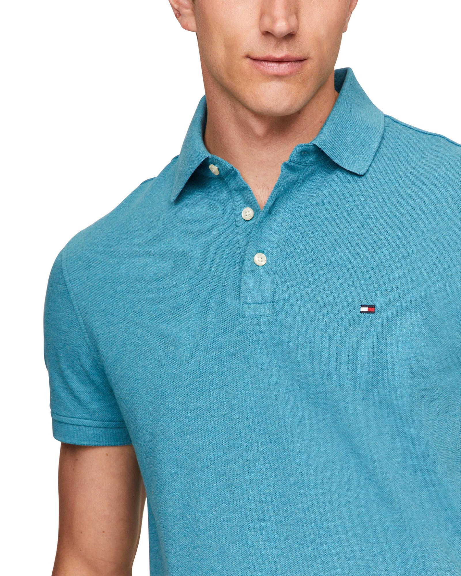 Foto 3 pulgar | Polo Tommy Hilfiger 1985 De Manga Corta Regular Para Hombre - Venta Internacional.