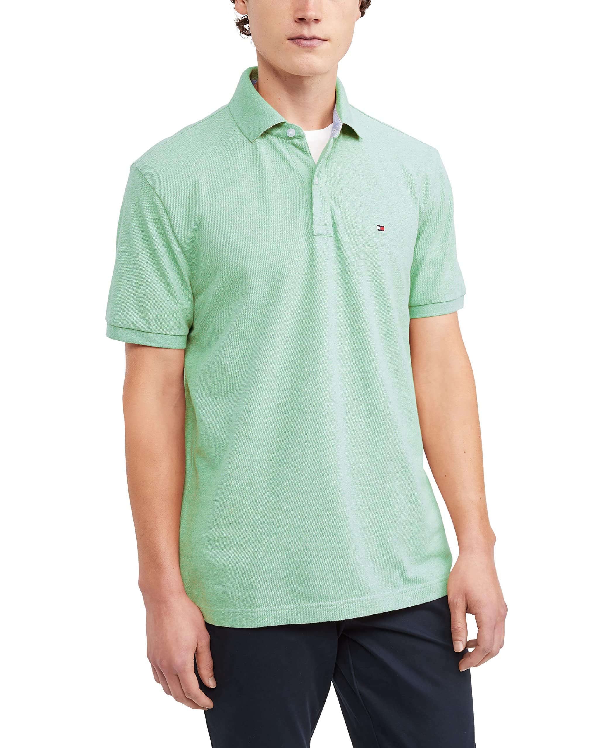 Foto 2 pulgar | Polo Tommy Hilfiger De Manga Corta, Corte Regular, Verde - Venta Internacional.