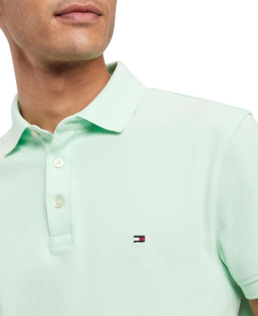 Foto 2 | Polo Tommy Hilfiger Slim Fit Con Tejido Elástico Para Hombre - Venta Internacional.