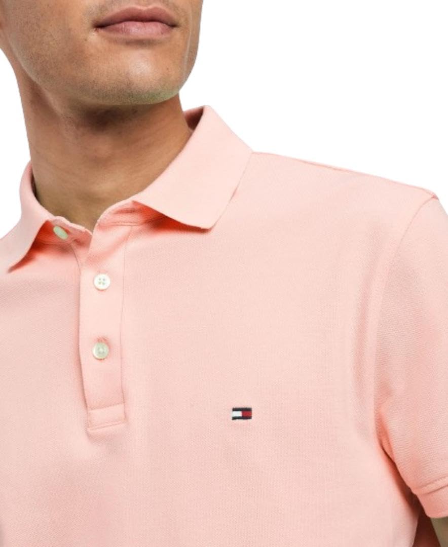 Foto 2 | Polo Tommy Hilfiger Slim Fit Con Tejido Elástico Para Hombre - Venta Internacional.