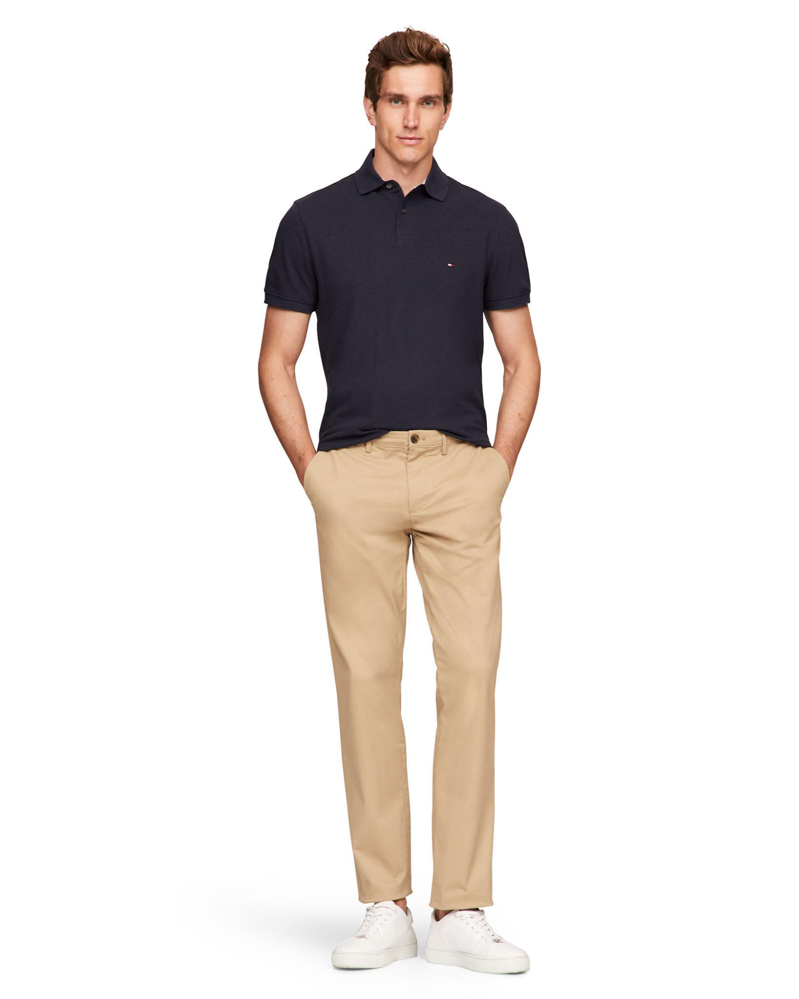 Foto 4 | Polo Tommy Hilfiger 1985 De Manga Corta Regular Para Hombre - Venta Internacional.