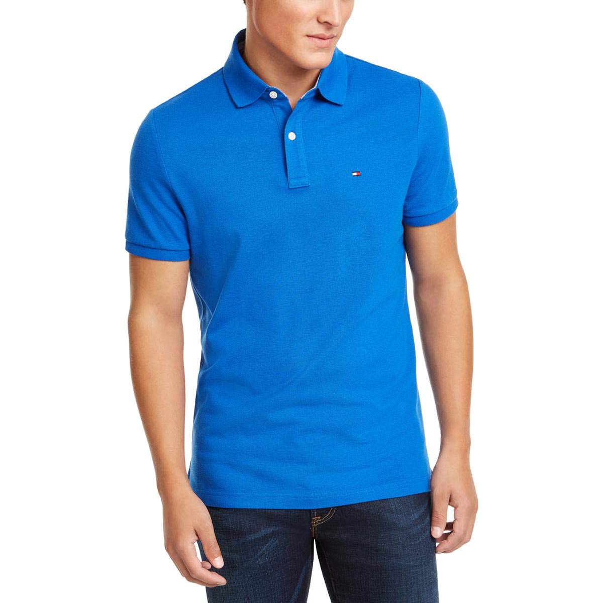 Foto 2 pulgar | Polo Tommy Hilfiger Para Hombre, Corte Personalizado, 100% Algodón - Venta Internacional.