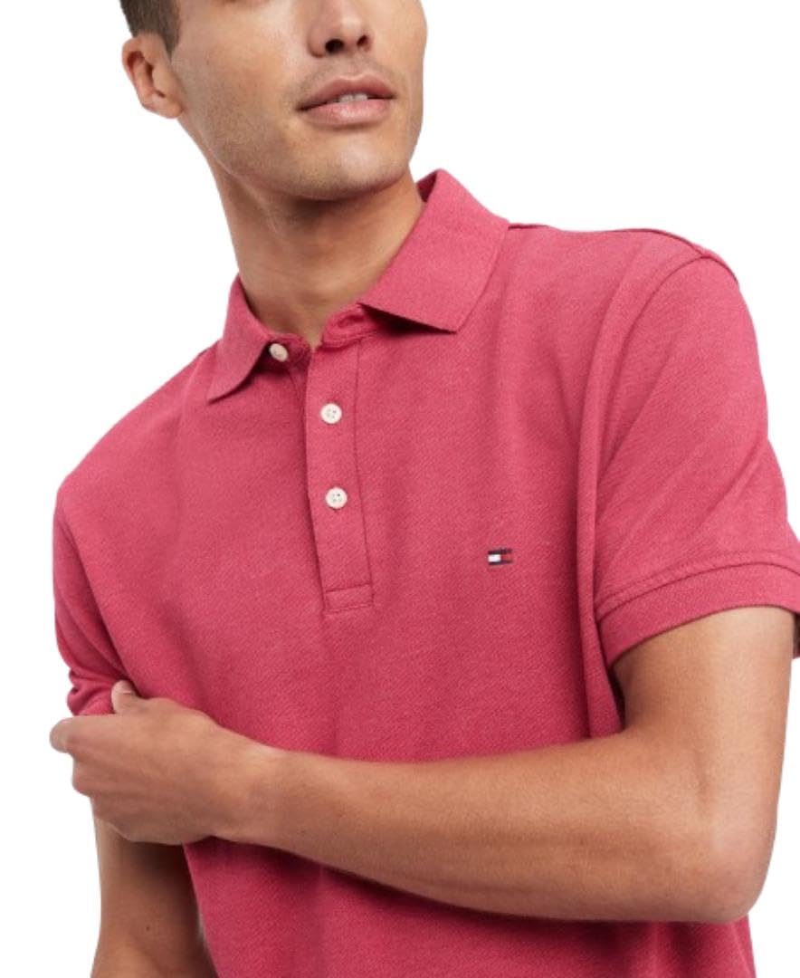 Foto 3 pulgar | Polo Tommy Hilfiger Slim Fit Con Tejido Elástico Para Hombre - Venta Internacional.