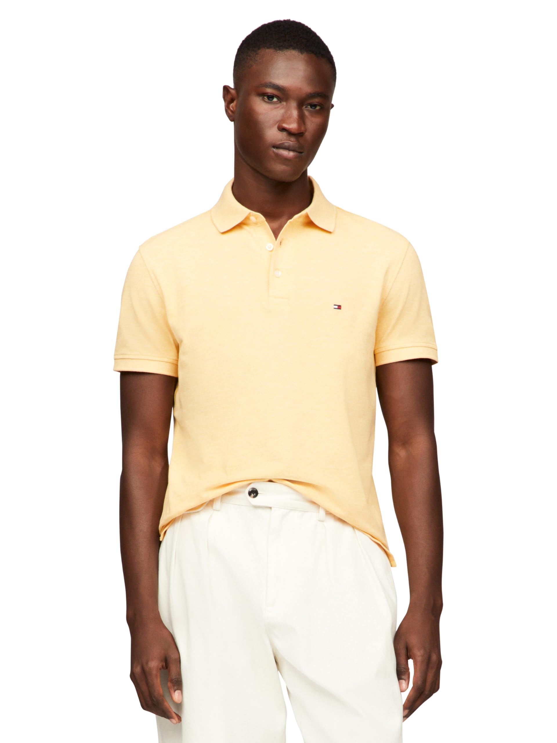 Foto 1 | Polo Tommy Hilfiger 1985 Slim De Manga Corta Para Hombre - Venta Internacional.