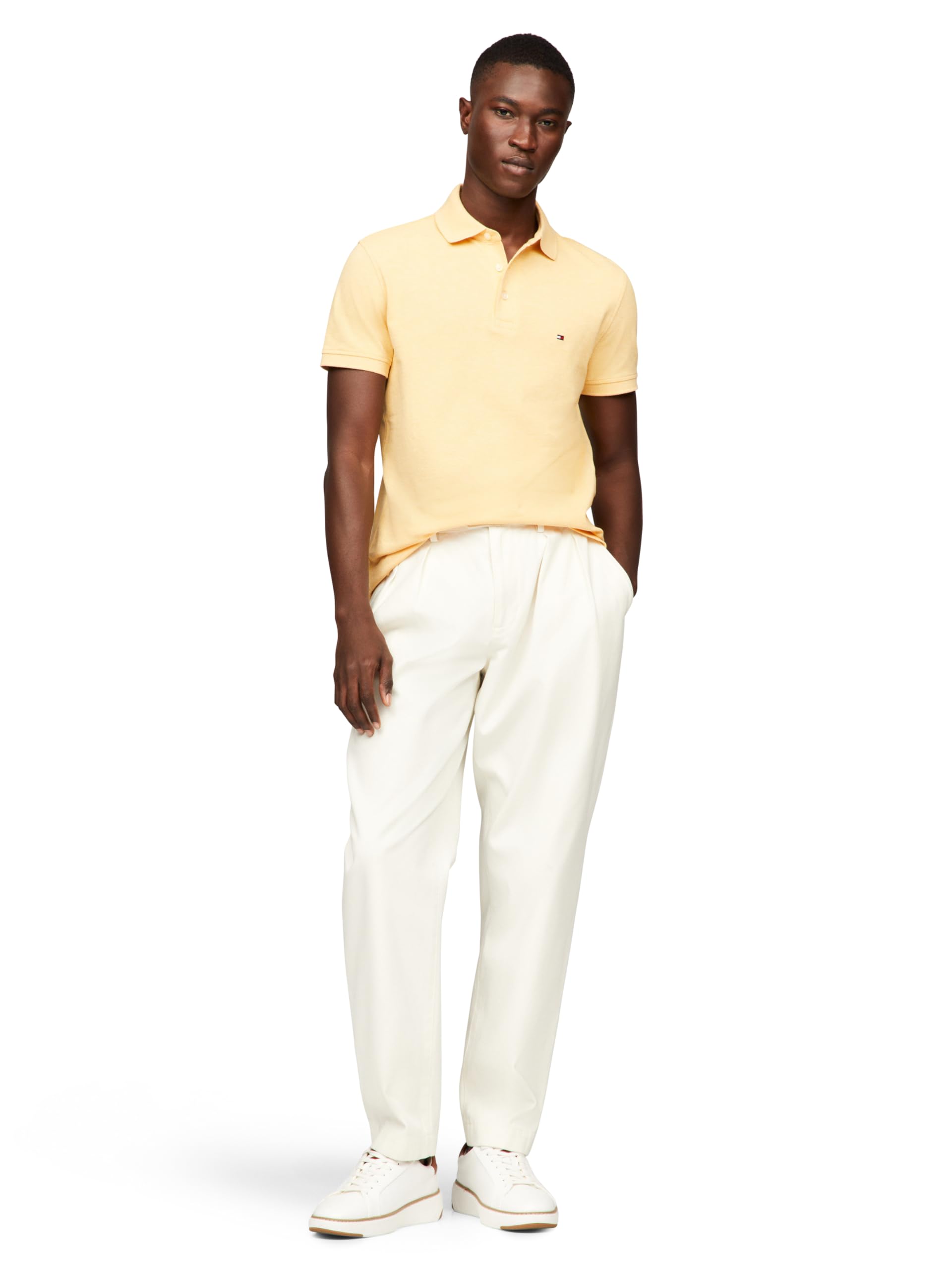 Foto 3 | Polo Tommy Hilfiger 1985 Slim De Manga Corta Para Hombre - Venta Internacional.