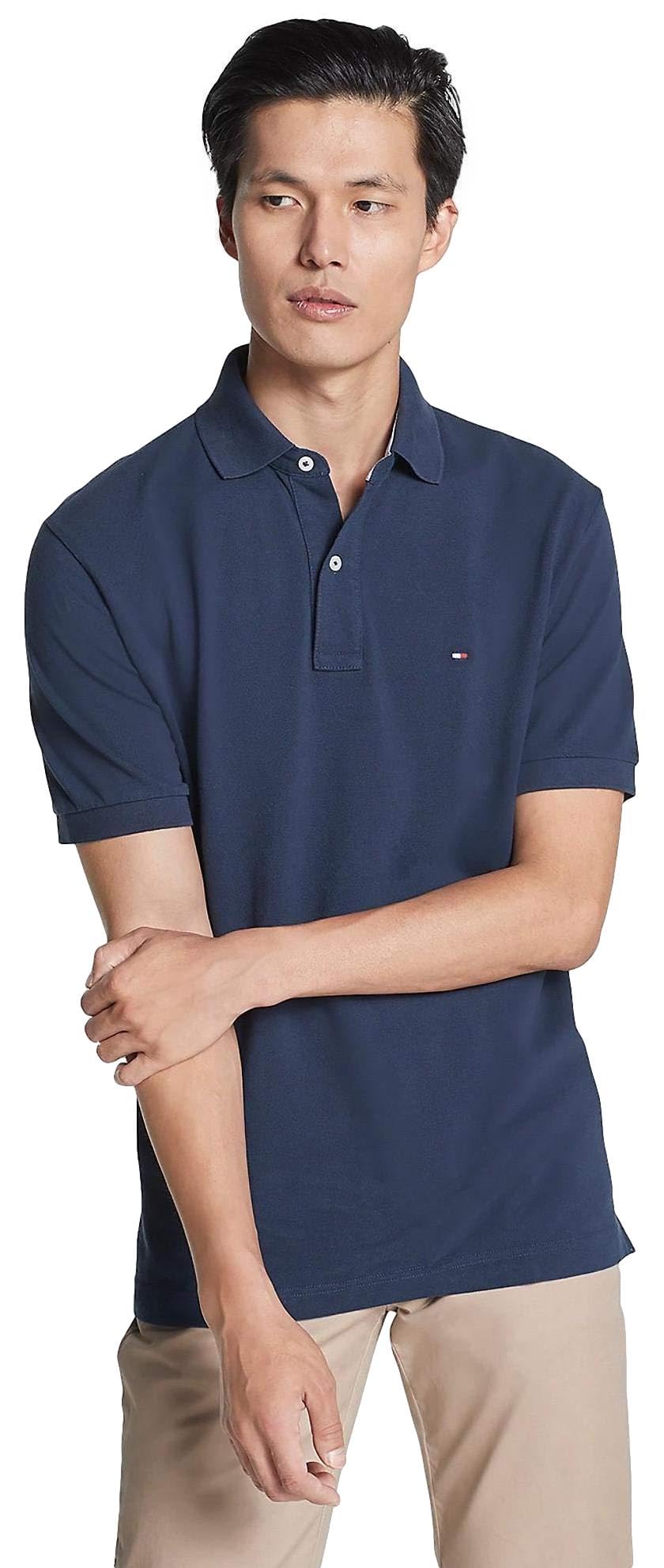 Foto 3 pulgar | Polo Tommy Hilfiger Regular Azul Marino para Hombre - Venta Internacional
