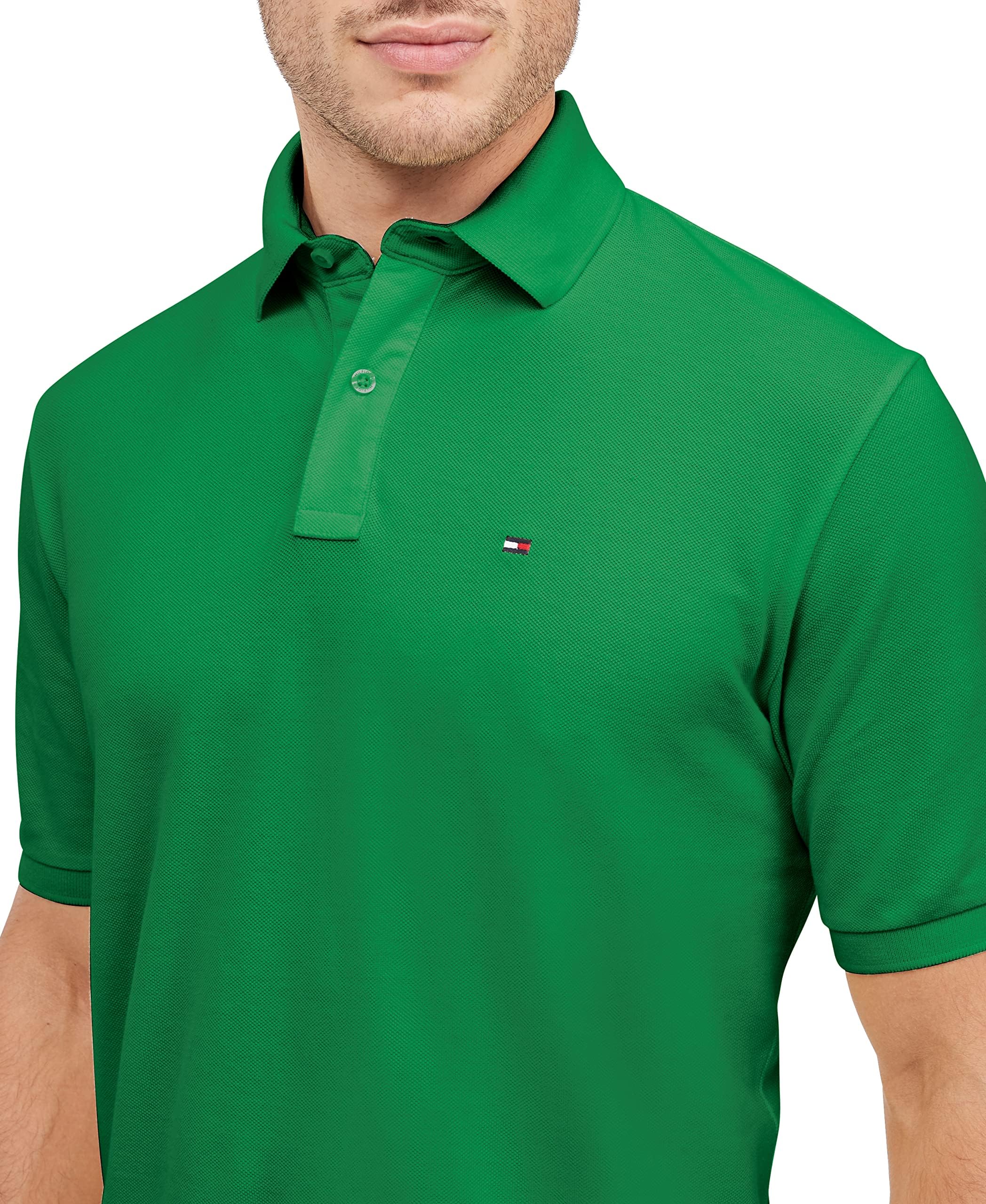 Foto 3 | Polo Tommy Hilfiger Custom Fin Fern Green Para Hombre - Venta Internacional.
