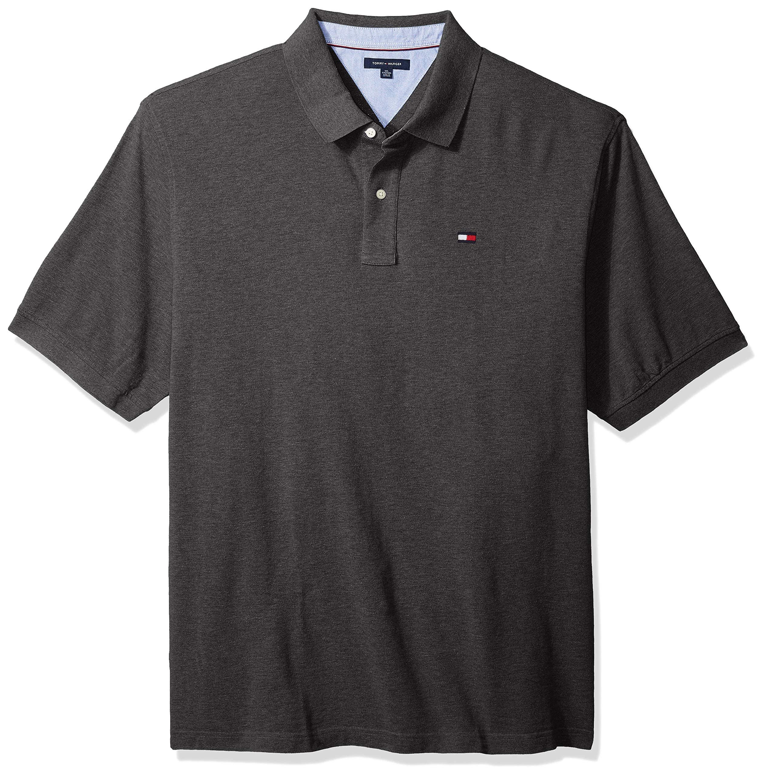 Foto 3 pulgar | Polo Tommy Hilfiger Big And Tall Para Hombre Gris Tl-3xl - Venta Internacional.