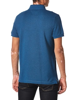 Foto 2 | Polo Tommy Hilfiger De Manga Corta De Algodón Legion Blue - Venta Internacional.