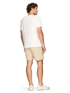 Foto 4 | Camiseta Tommy Hilfiger Big Hilfiger Logo Para Hombre, Color Blanco, Algodón - Venta Internacional.