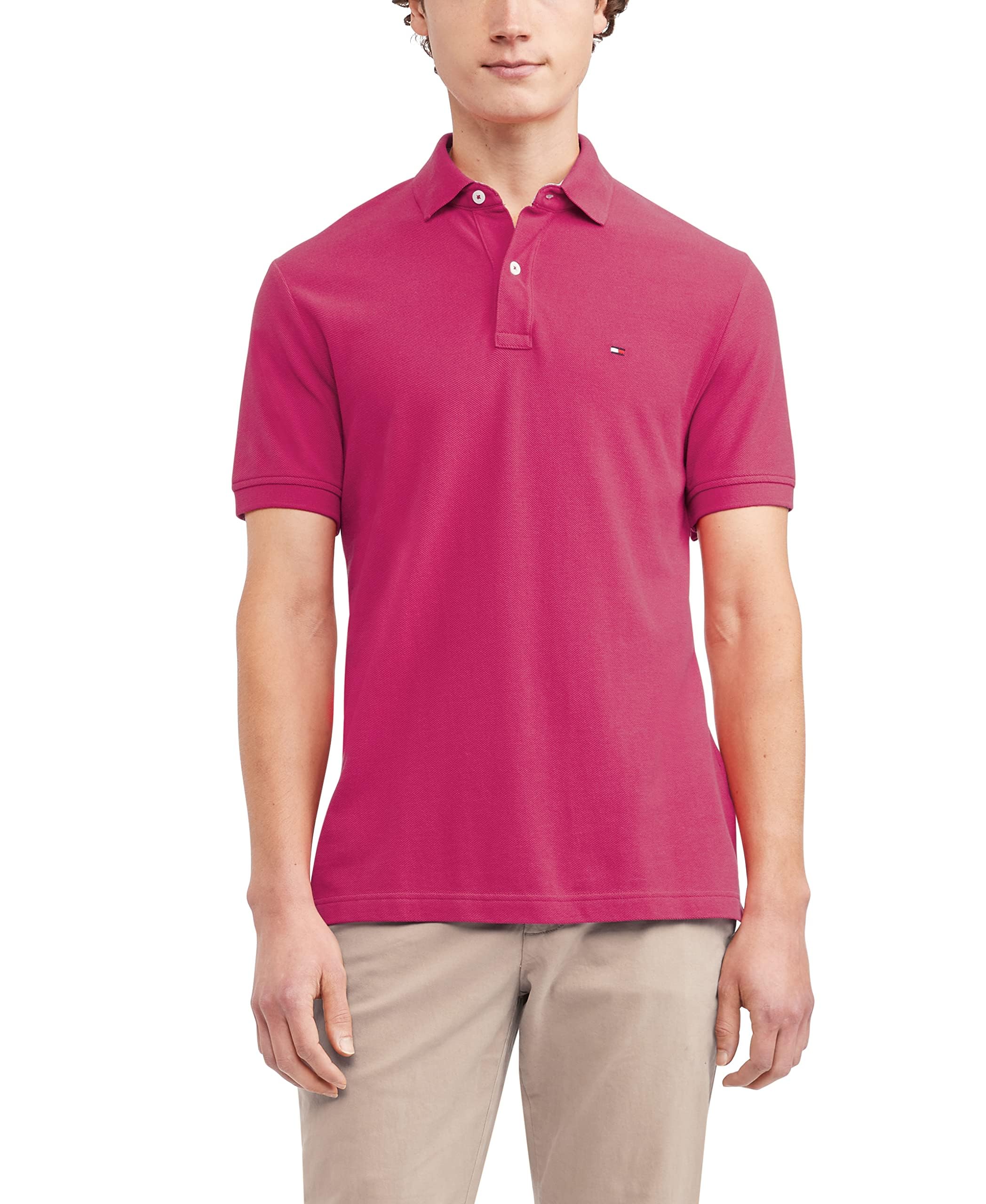 Foto 1 | Polo Tommy Hilfiger De Manga Corta De Corte Regular Para Hombre - Venta Internacional.