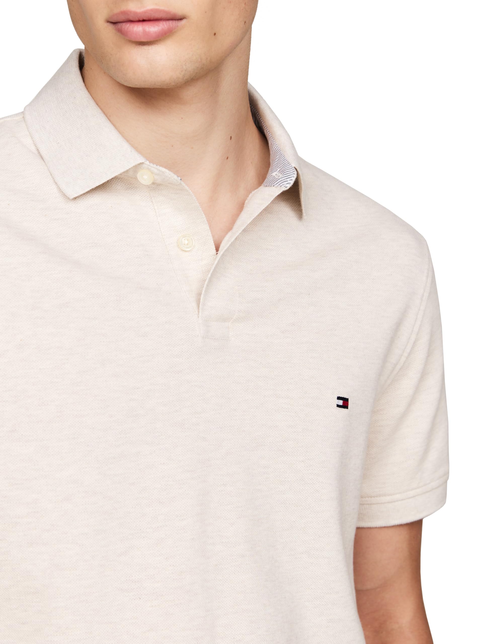 Foto 2 | Polo Tommy Hilfiger 1985 Slim De Manga Corta Para Hombre - Venta Internacional.