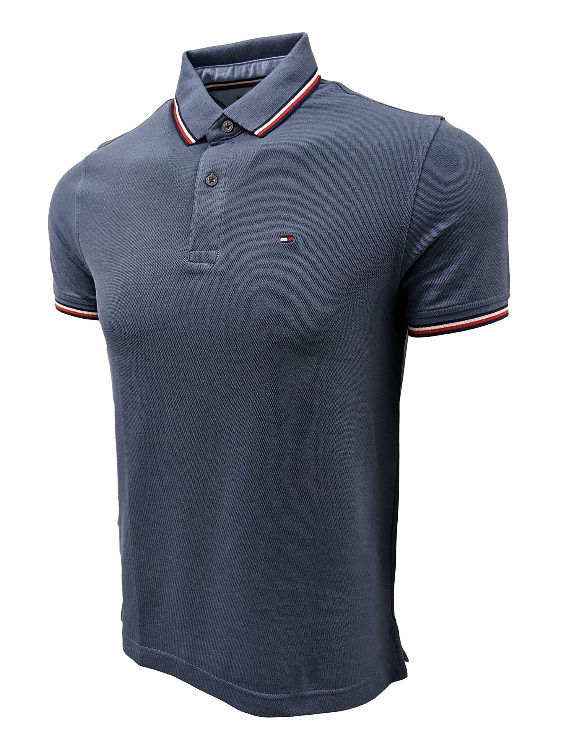Foto 3 pulgar | Camisa Tommy Hilfiger Polo con Cuello a Rayas para Hombre - Venta Internacional