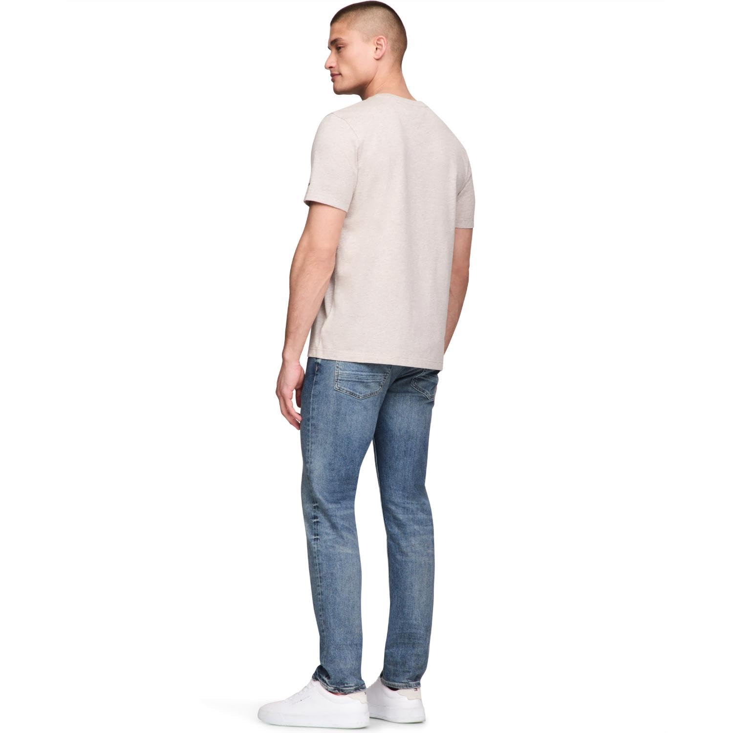 Foto 4 pulgar | Camiseta Tommy Hilfiger Big Hilfiger Logo Para Hombre - Venta Internacional.