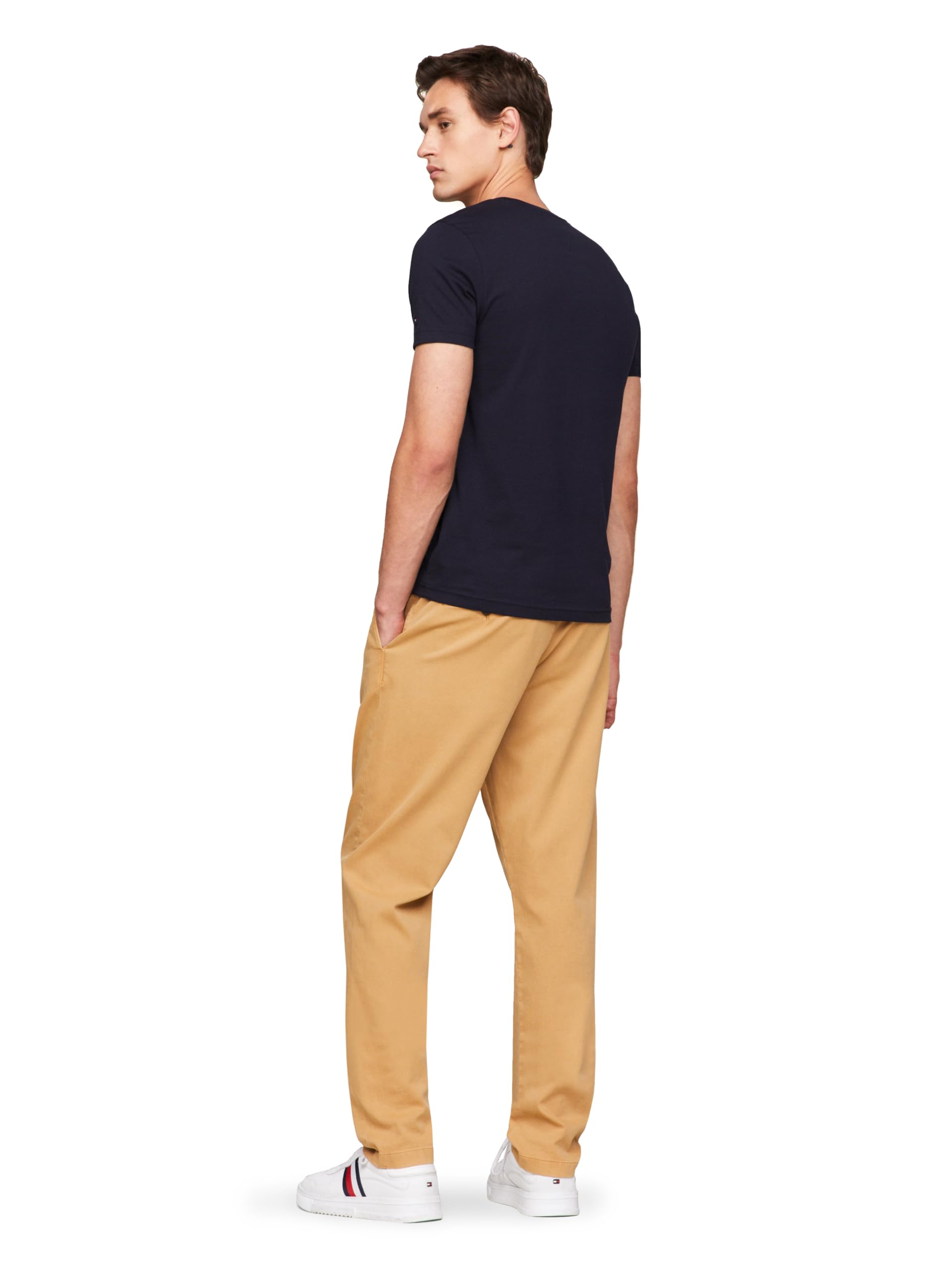 Foto 5 pulgar | Camiseta Tommy Hilfiger Con El Logotipo Bordado De Sky Captain Para Hombre - Venta Internacional.