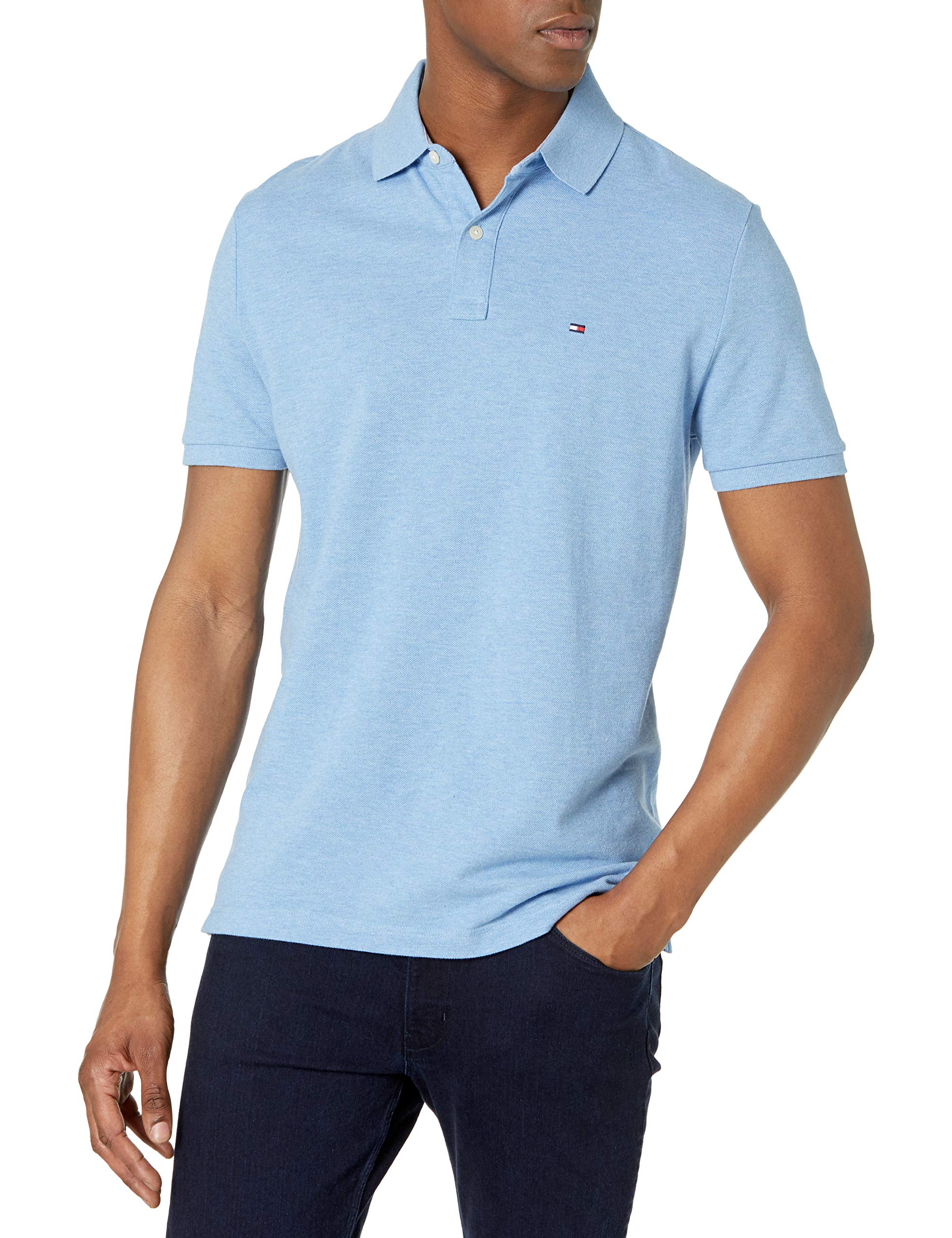 Foto 2 pulgar | Polo Tommy Hilfiger De Manga Corta Con Ajuste Personalizado Para Hombre - Venta Internacional.