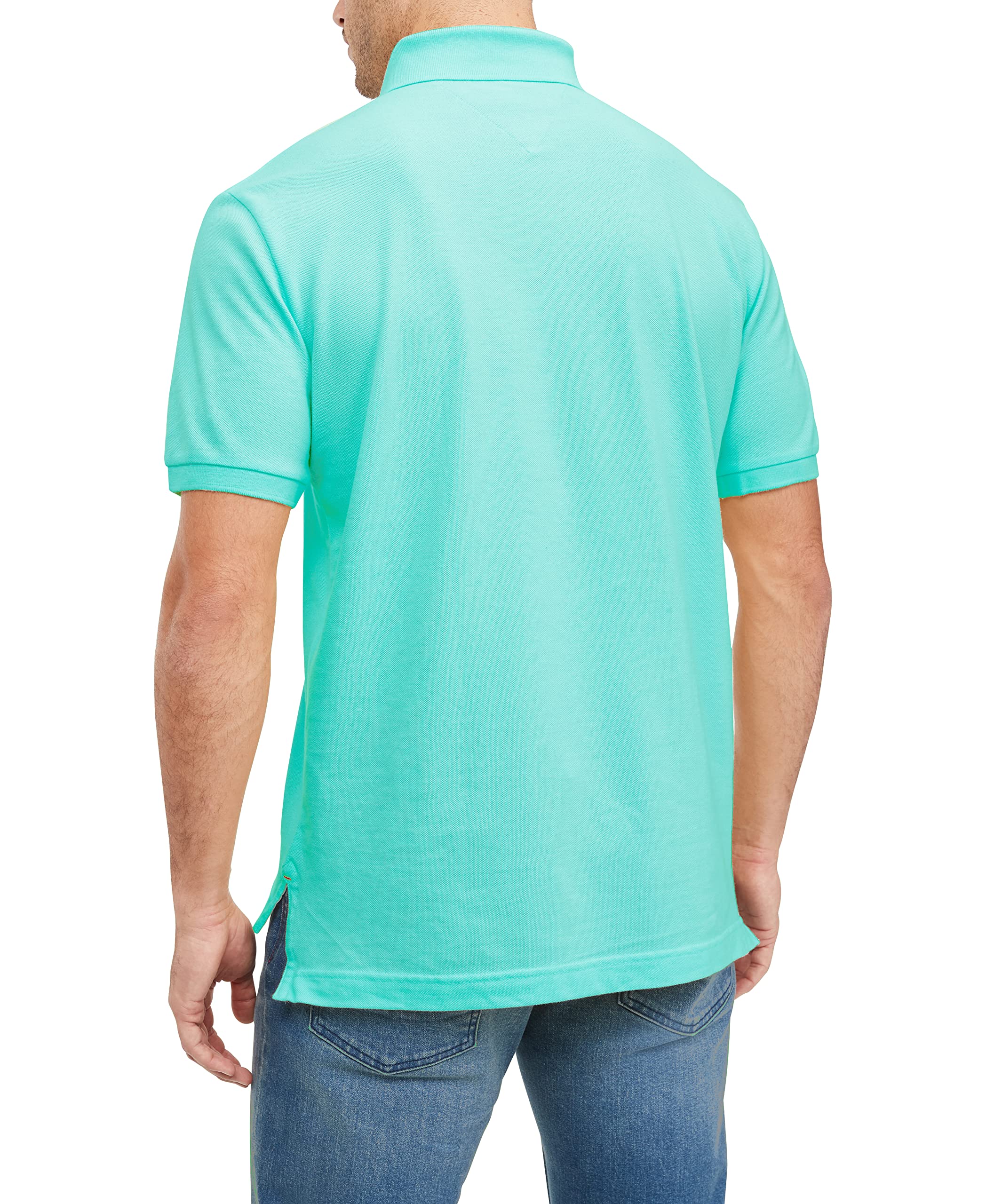 Foto 3 pulgar | Polo Tommy Hilfiger Para Hombre, Corte Personalizado, Color Turquesa - Venta Internacional.