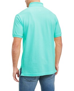 Foto 2 | Polo Tommy Hilfiger Para Hombre, Corte Personalizado, Color Turquesa - Venta Internacional.