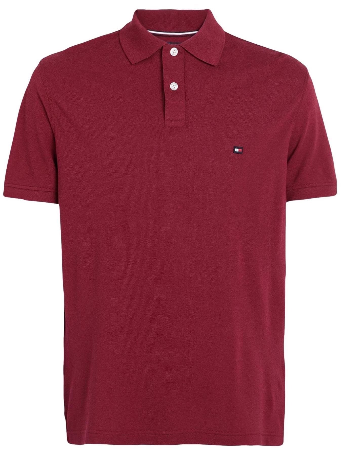 Polo Tommy Hilfiger Corte Regular color Burdeos para Hombre - Venta Internacional