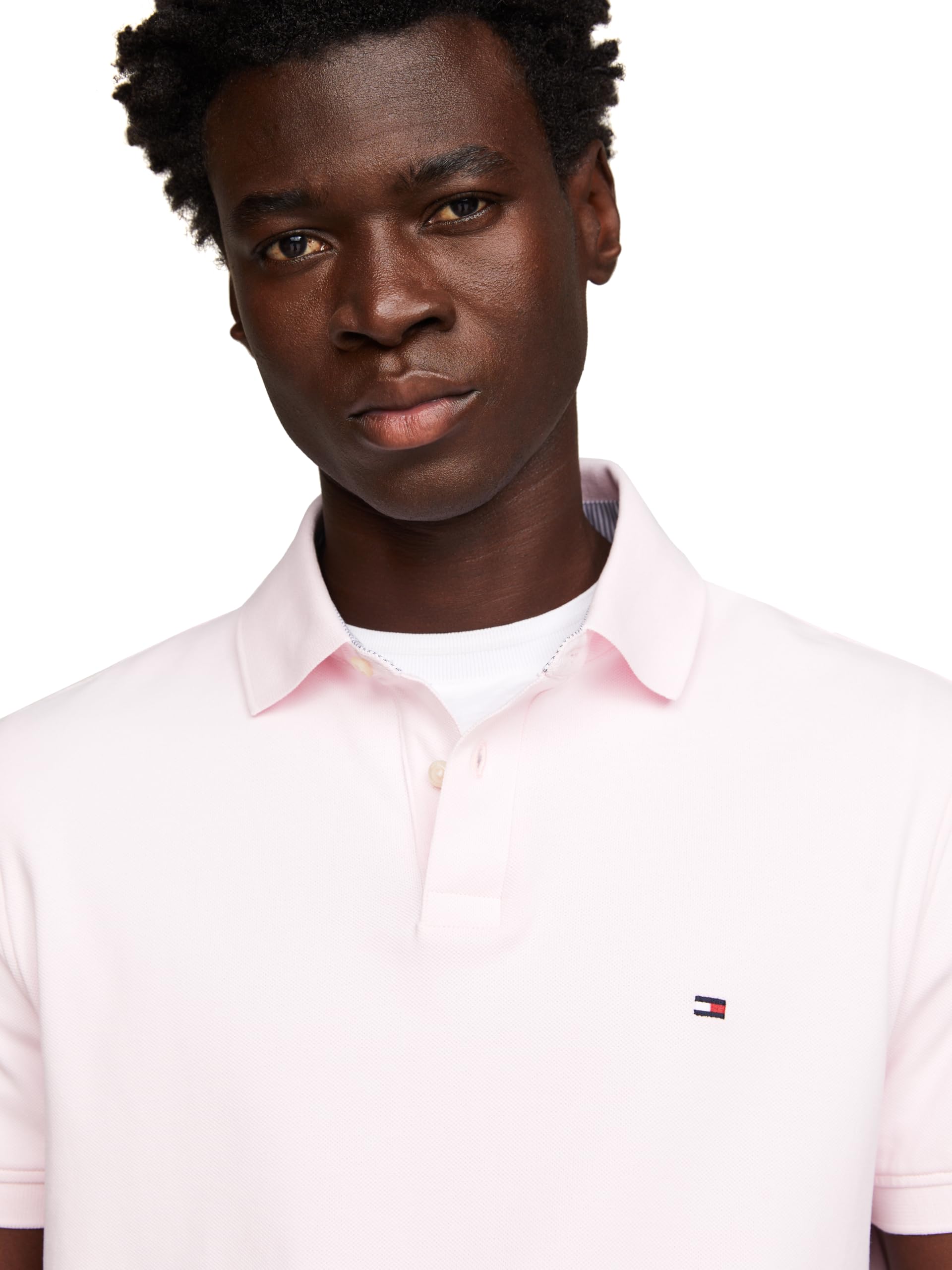 Foto 2 | Polo Tommy Hilfiger 1985 Slim De Manga Corta Para Hombre - Venta Internacional.