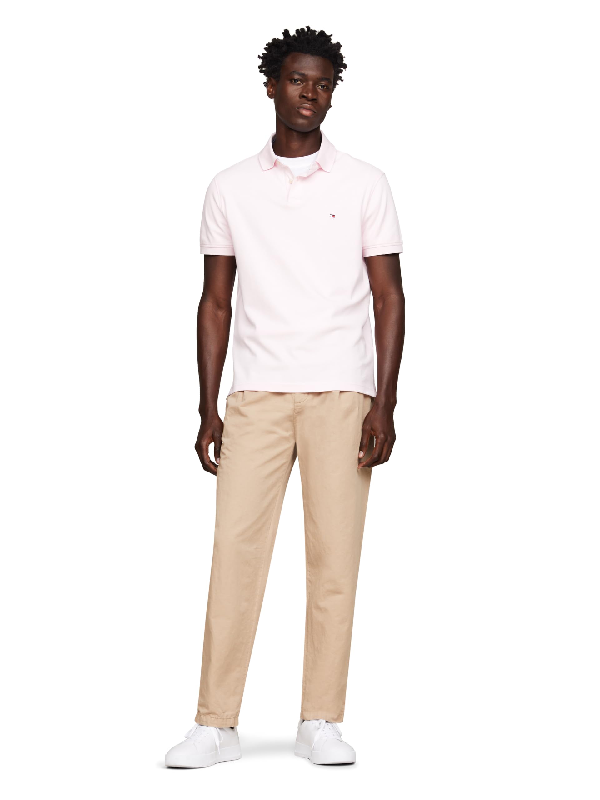 Foto 4 | Polo Tommy Hilfiger 1985 Slim De Manga Corta Para Hombre - Venta Internacional.
