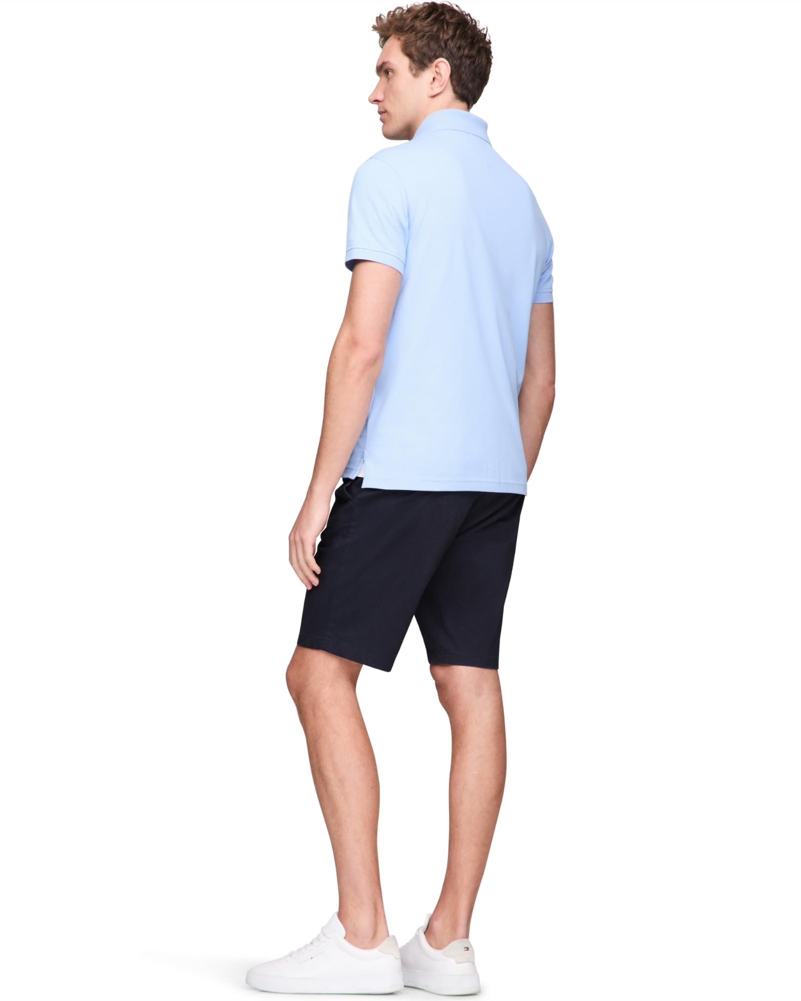 Foto 4 pulgar | Polo Tommy Hilfiger 1985 Slim De Manga Corta Para Hombre - Venta Internacional.