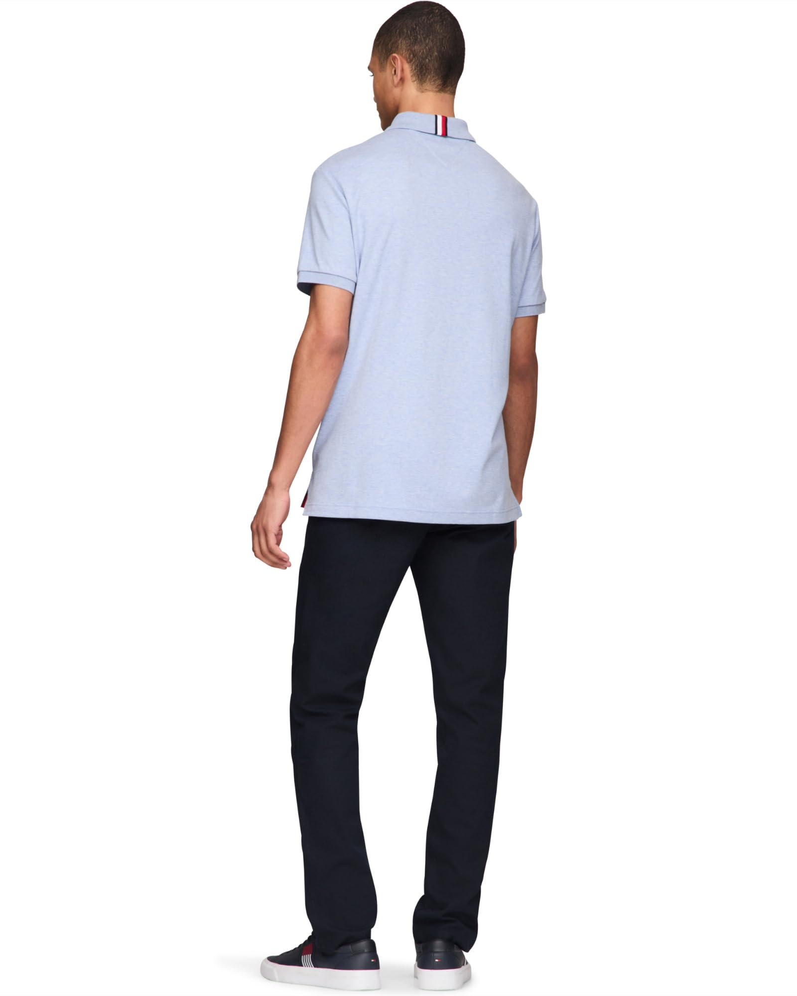 Foto 4 pulgar | Polo Tommy Hilfiger De Algodón Líquido Regular Para Hombre - Venta Internacional.