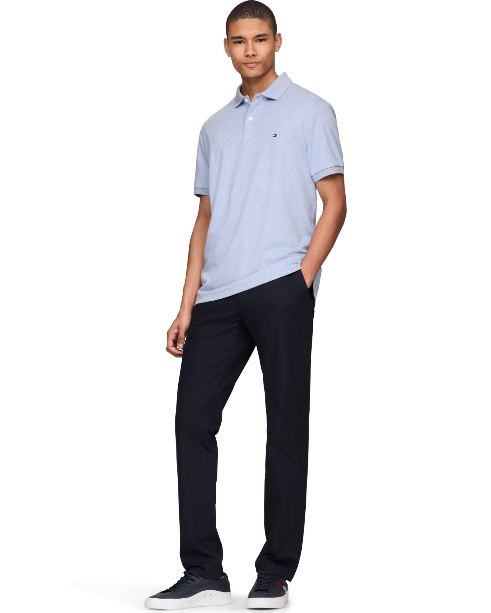 Foto 5 pulgar | Polo Tommy Hilfiger De Algodón Líquido Regular Para Hombre - Venta Internacional.