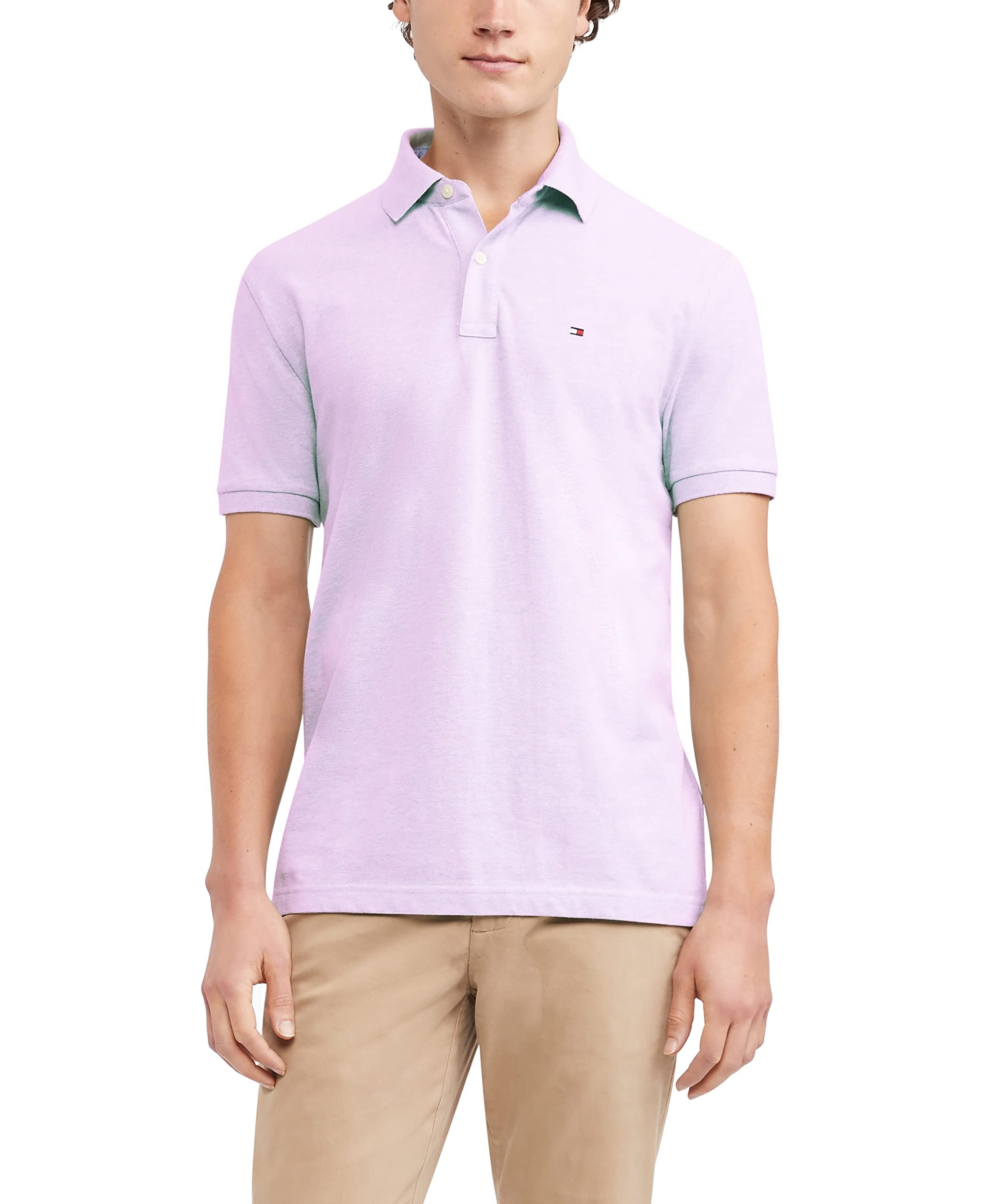 Foto 2 pulgar | Polo Tommy Hilfiger Lilac Ice Para Hombre, Corte Regular - Venta Internacional.