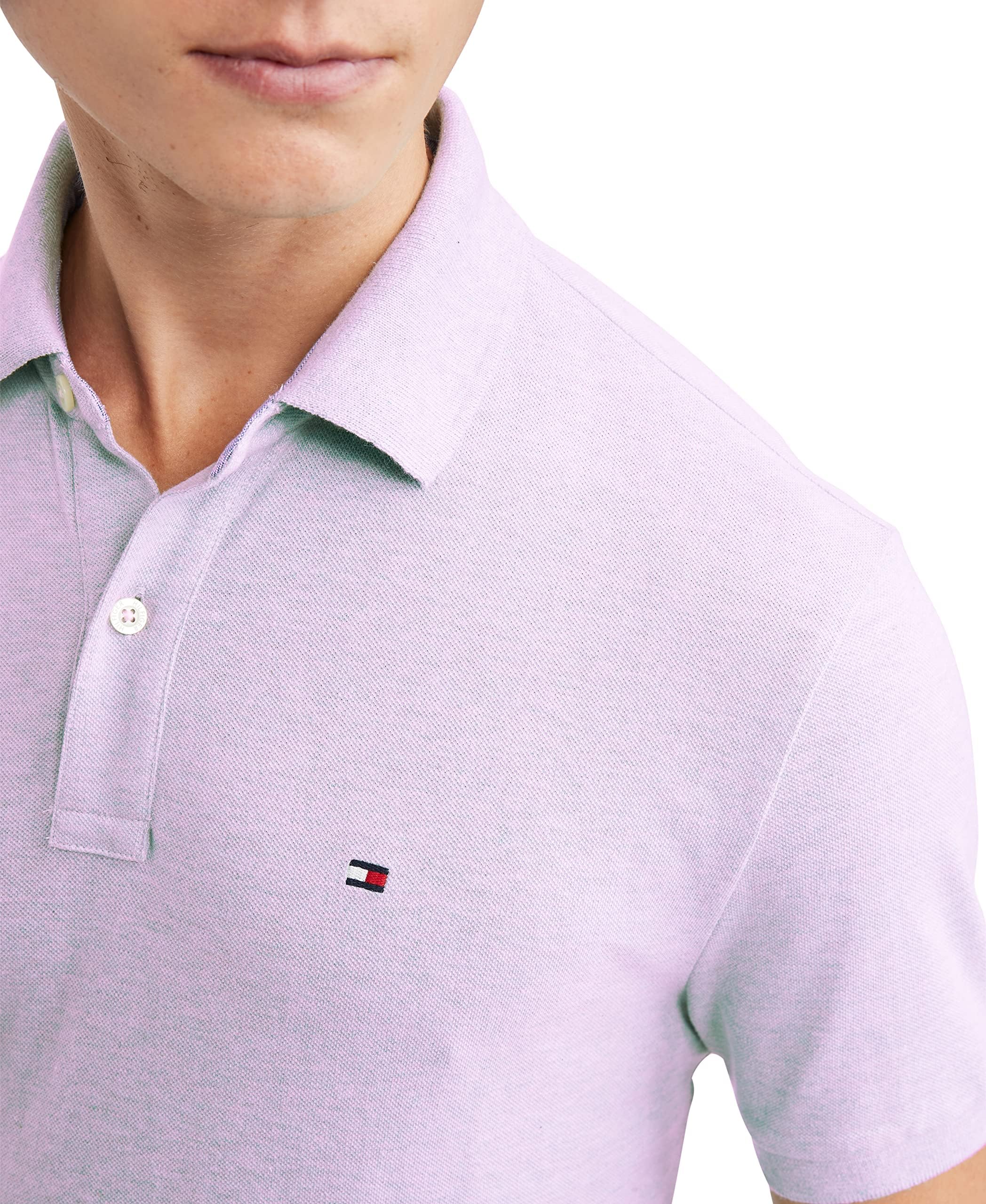 Foto 3 | Polo Tommy Hilfiger Lilac Ice Para Hombre, Corte Regular - Venta Internacional.