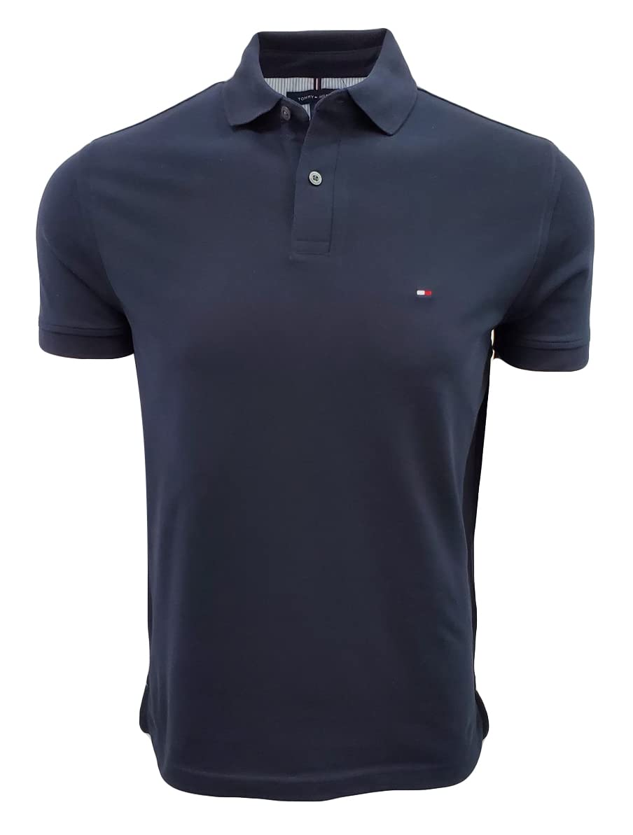 Foto 1 | Polo Tommy Hilfiger, De Corte Regular, Elástico, Para Hombre, Azul Marino - Venta Internacional.