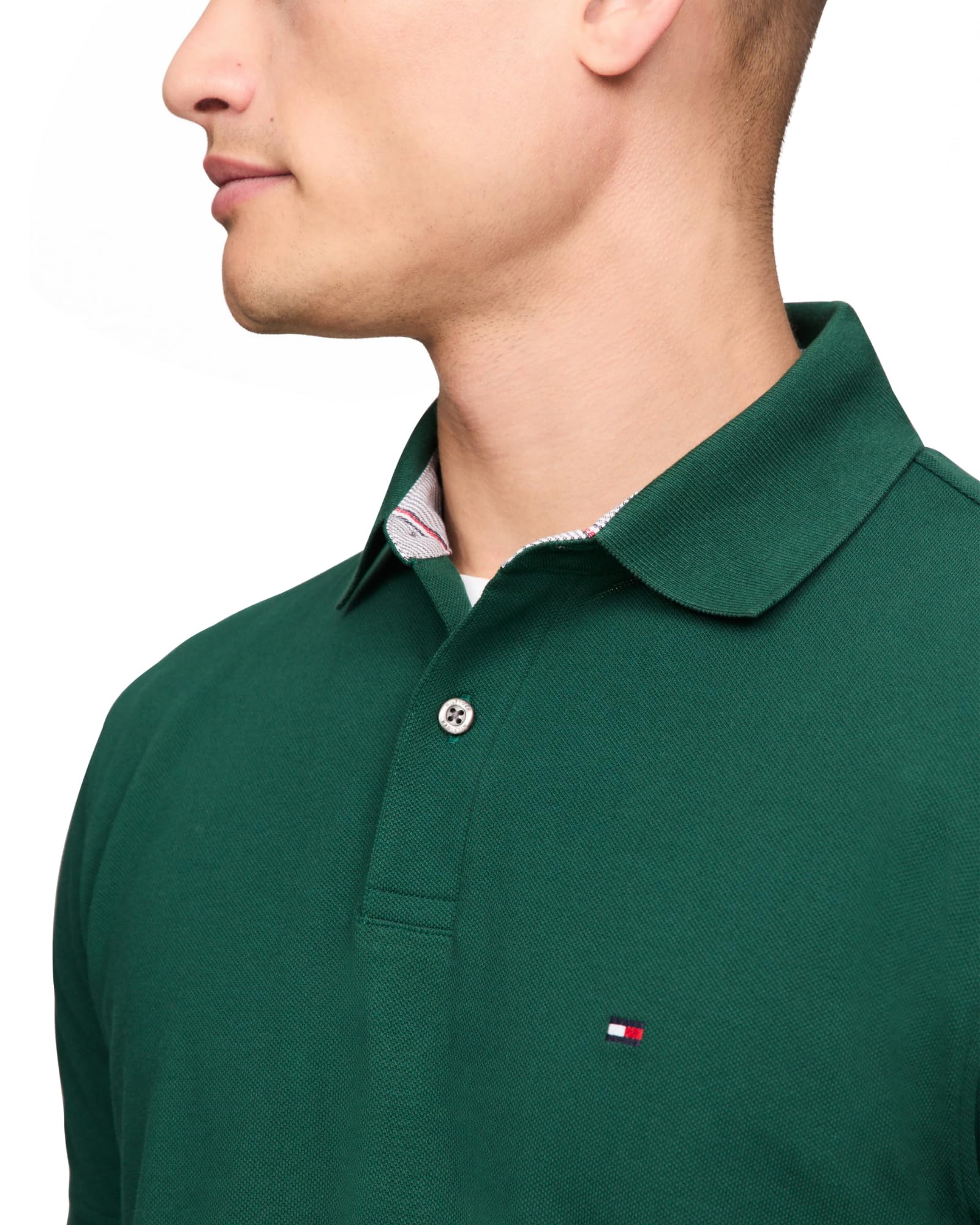Foto 2 | Polo Tommy Hilfiger 1985 Slim De Manga Corta Para Hombre - Venta Internacional.