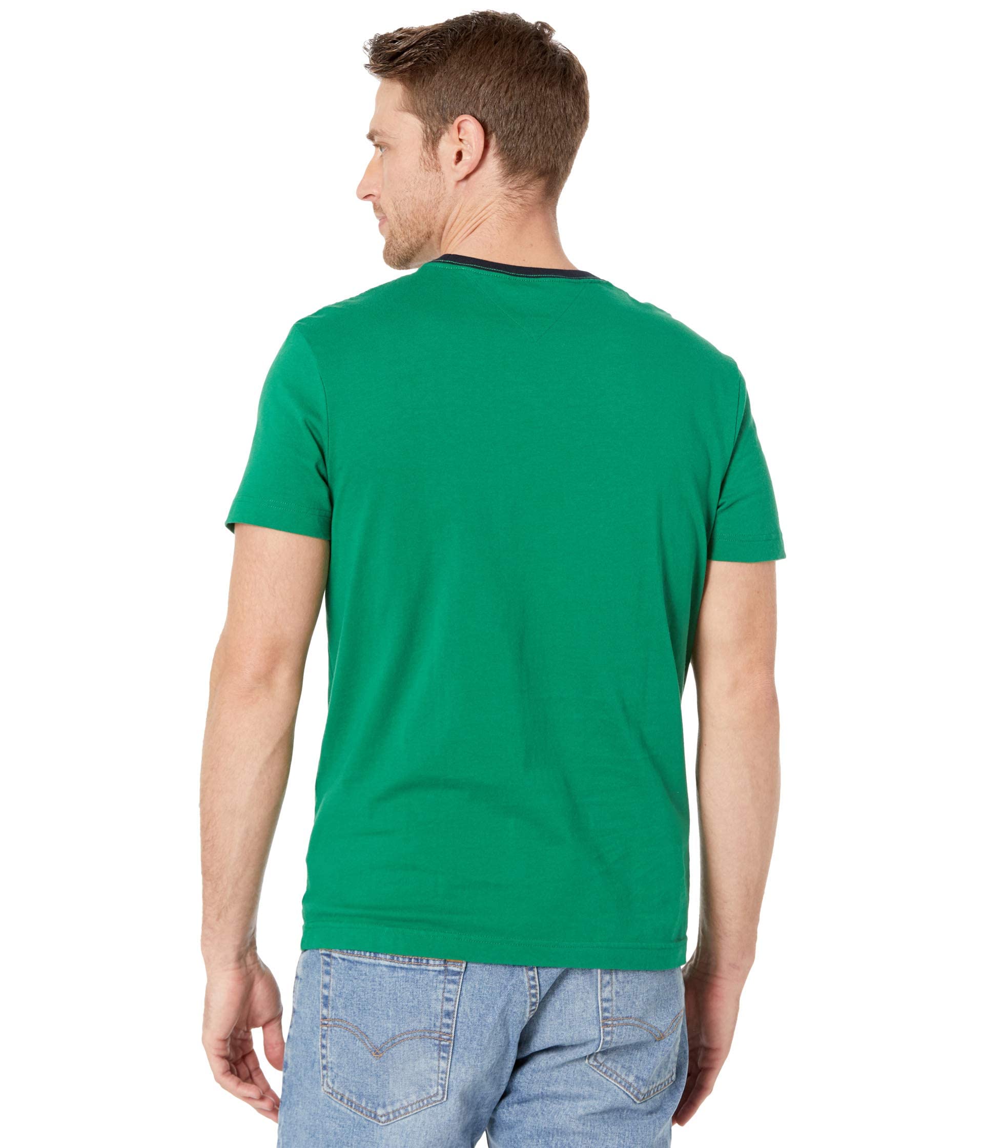 Foto 3 pulgar | Camiseta Tommy Hilfiger De Manga Corta Con Estampado De Rayas Exclusivas Para Hombre - Venta Internacional.