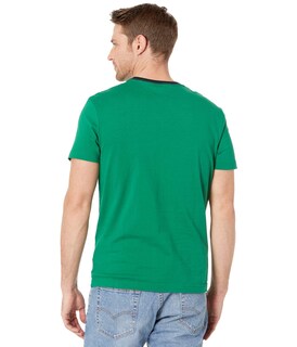Foto 2 | Camiseta Tommy Hilfiger De Manga Corta Con Estampado De Rayas Exclusivas Para Hombre - Venta Internacional.
