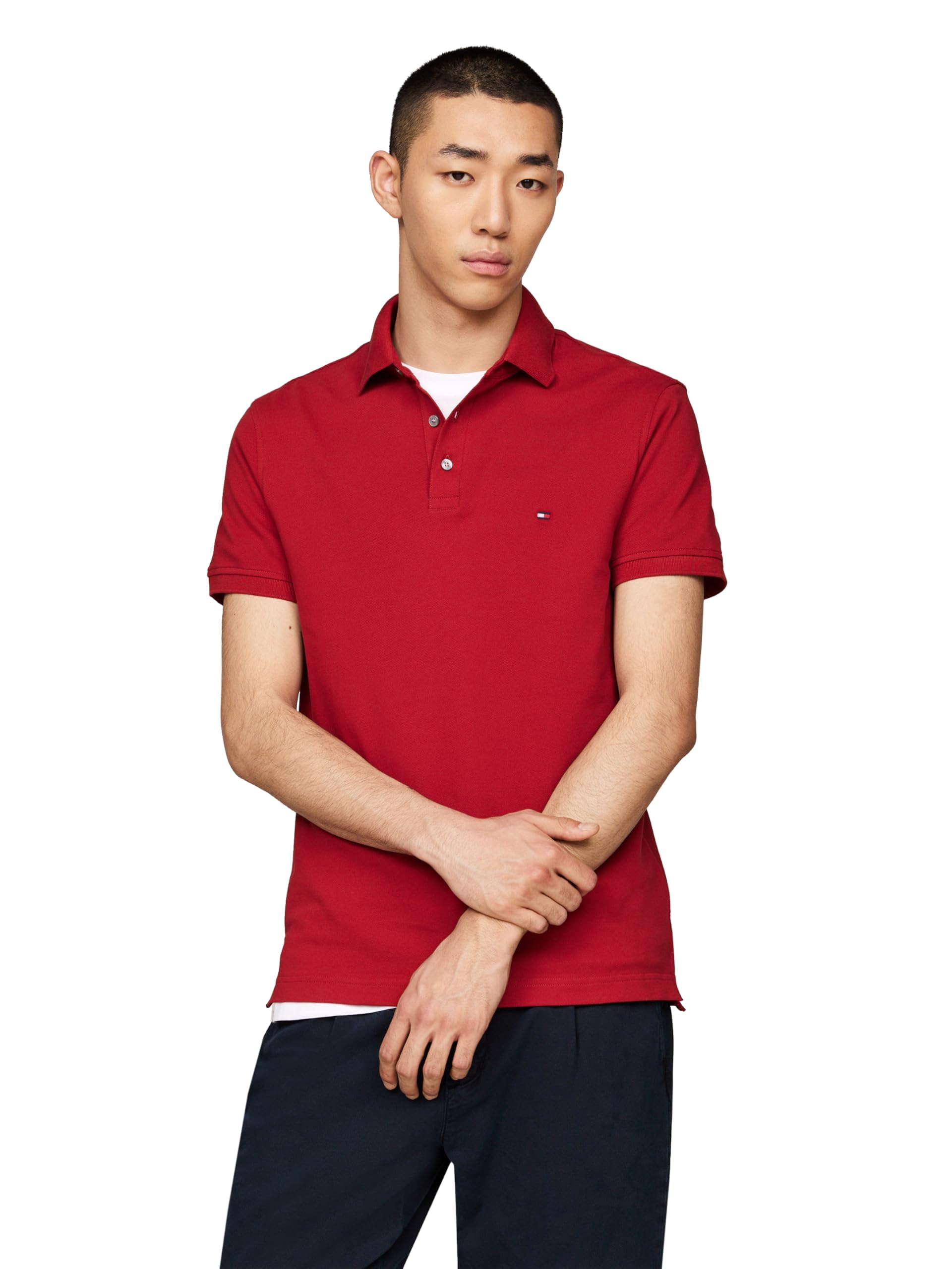 Foto 2 pulgar | Polo Tommy Hilfiger 1985 De Manga Corta Regular Para Hombre - Venta Internacional.