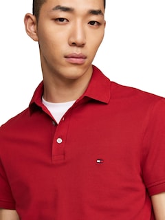Foto 2 | Polo Tommy Hilfiger 1985 De Manga Corta Regular Para Hombre - Venta Internacional.