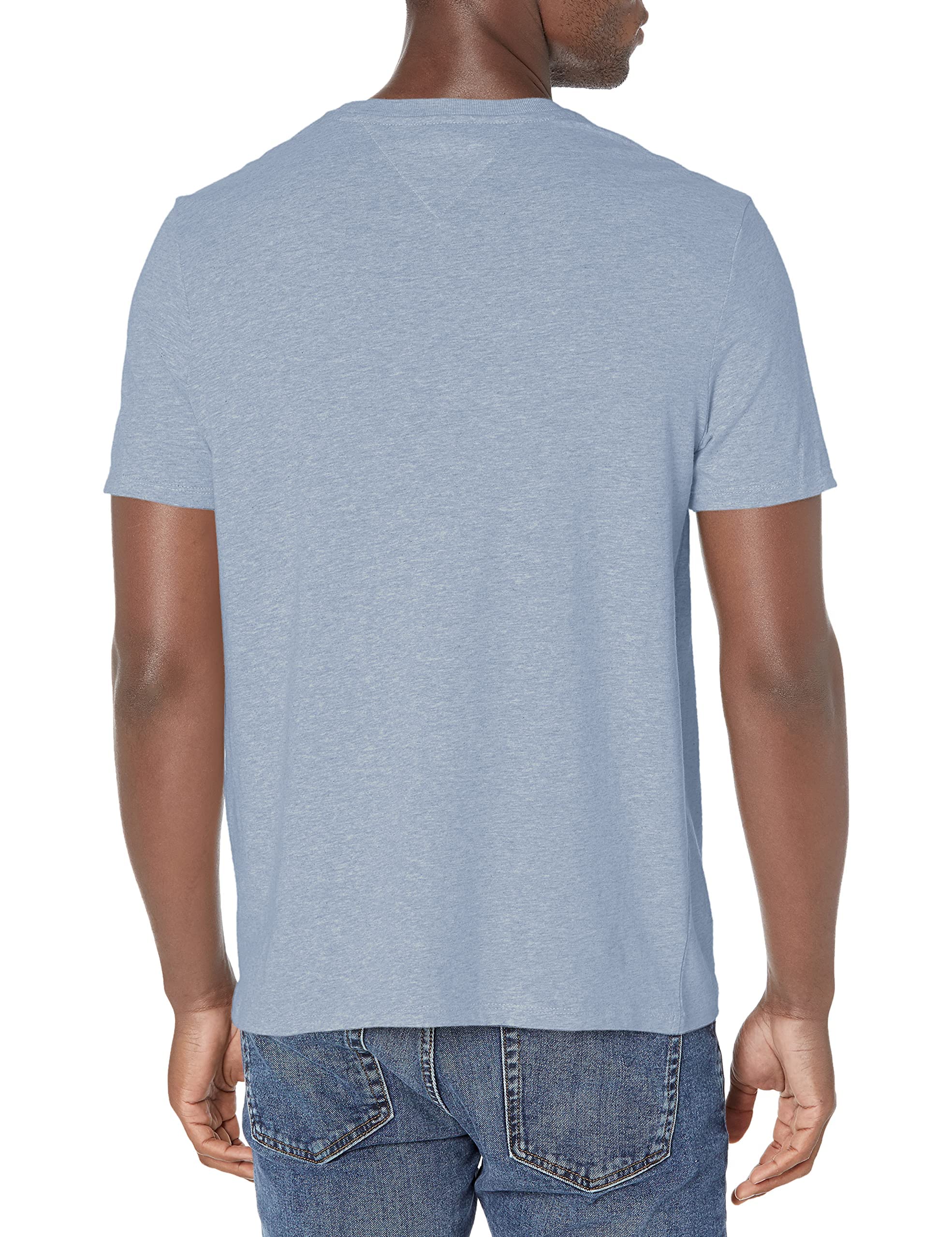 Foto 5 | Camiseta Tommy Hilfiger Grande Y Alta Con Bolsillo Para Hombre - Venta Internacional.