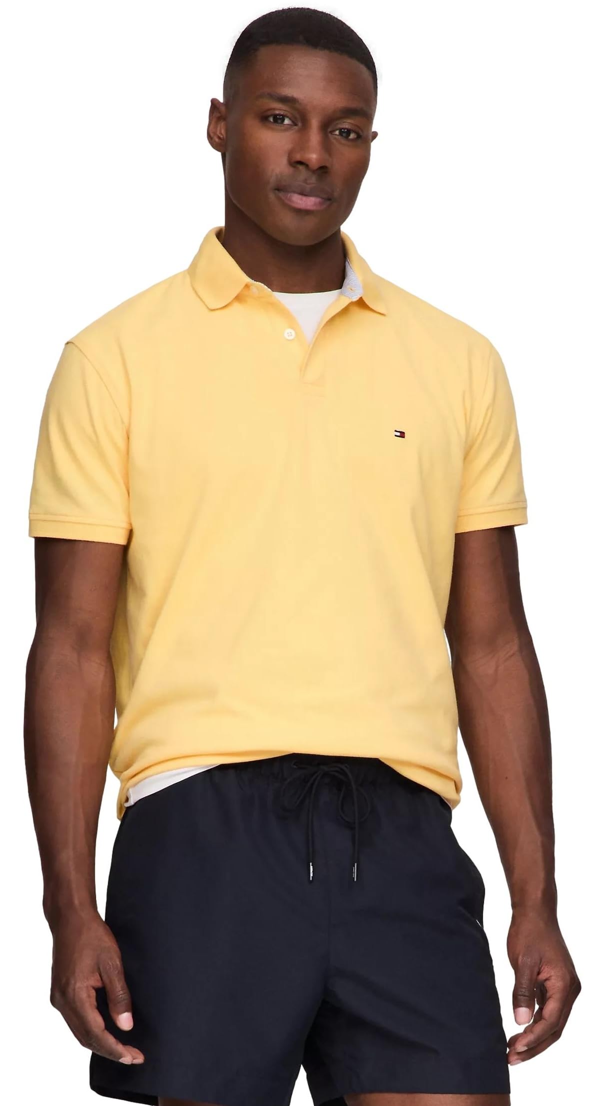 Foto 2 pulgar | Polo Tommy Hilfiger Amarillo para Hombre- Venta Internacional
