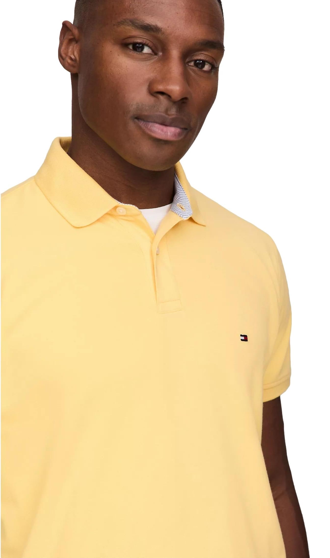 Foto 4 pulgar | Polo Tommy Hilfiger Amarillo para Hombre- Venta Internacional