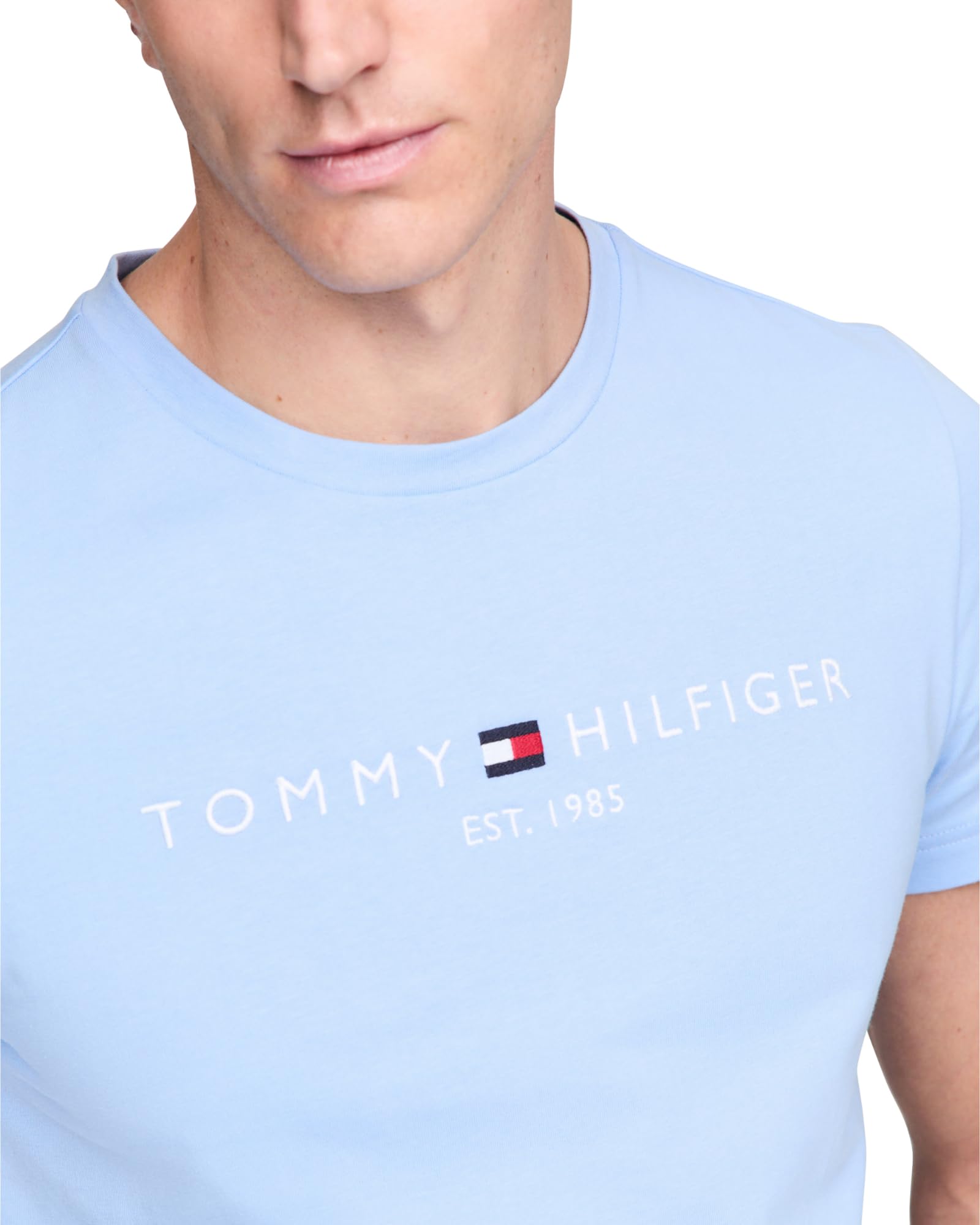 Foto 3 pulgar | Camiseta Tommy Hilfiger Azul para Hombre - Venta Internacional