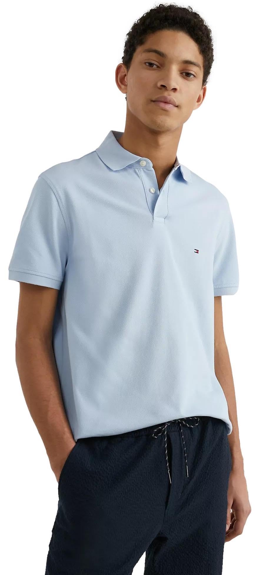 Foto 3 pulgar | Polo Tommy Hilfiger Azul para Hombre- Venta Internacional