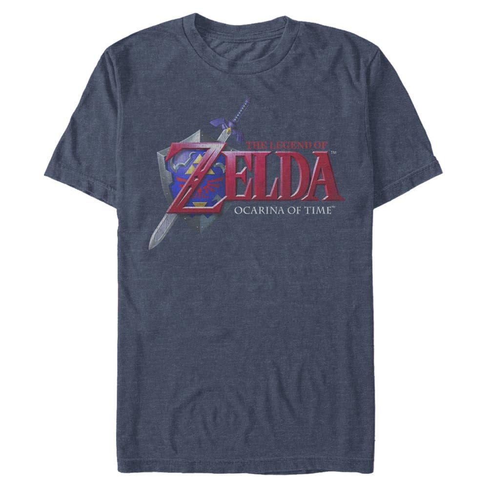 Foto 2 pulgar | Camiseta Nintendo Hey Ocarina Para Hombre, Color Azul Marino, Talla L - Venta Internacional.