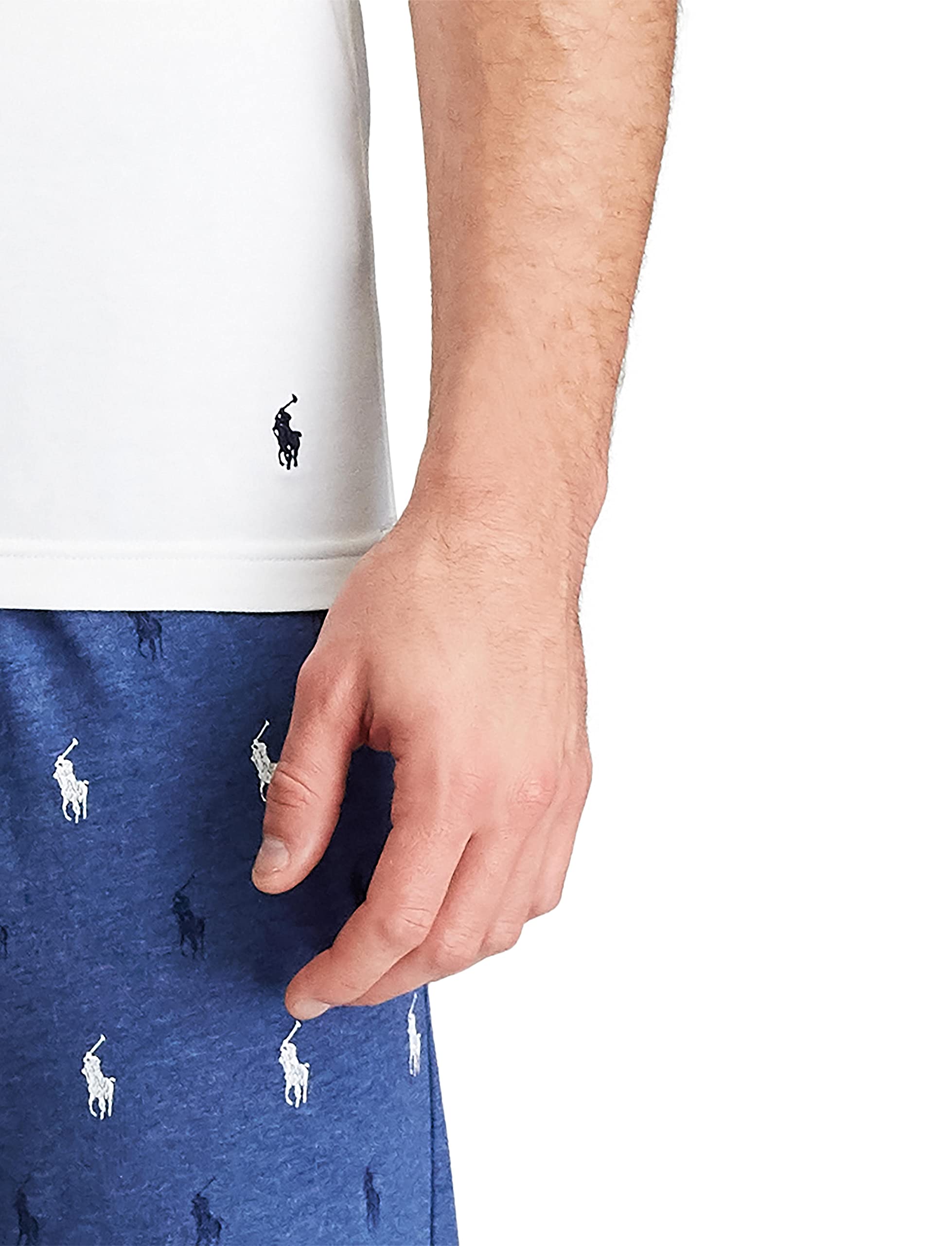 Foto 5 pulgar | Camiseta Polo Ralph Lauren Para Hombre, Ajustada Y Elástica, Paquete De 3 - Venta Internacional.