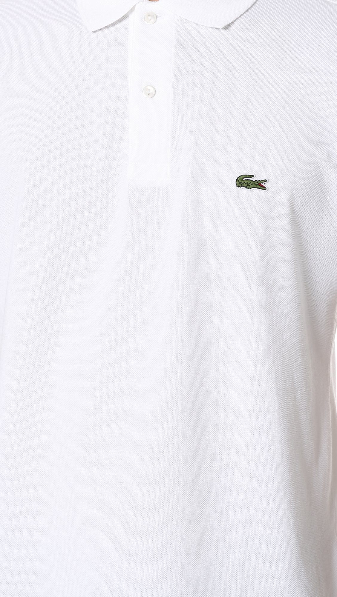 Foto 6 pulgar | Polo Lacoste Classic Chine L.12.12 Blanco para Hombre - Venta Internacional