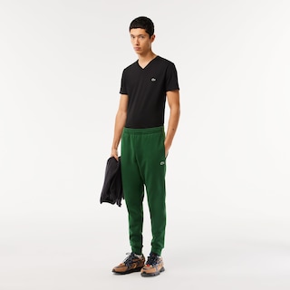 Foto 4 | Camiseta Lacoste Para Hombre, Manga Corta, Cuello En V, Algodón Pima, Negra - Venta Internacional.