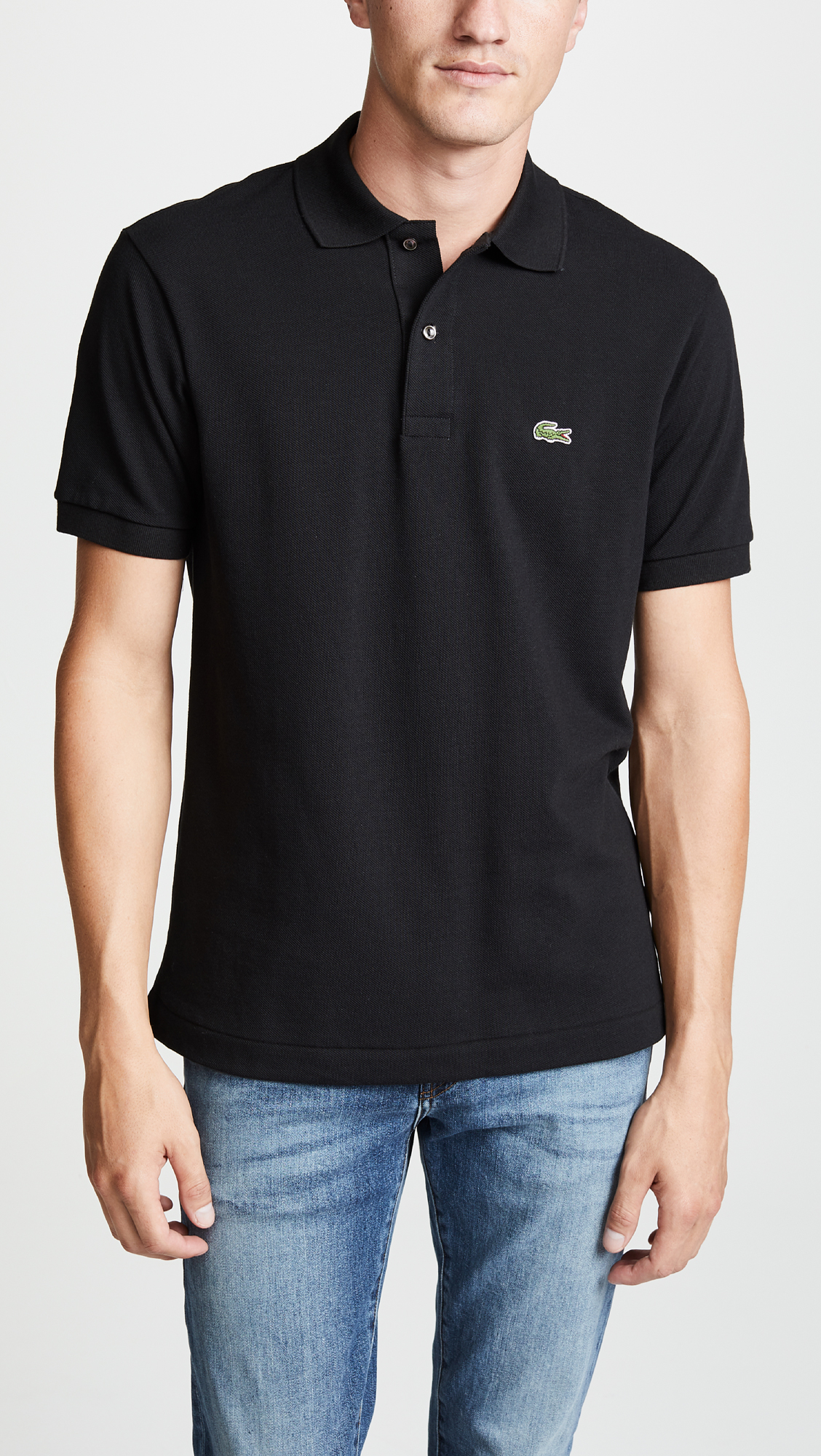 Foto 3 pulgar | Polo Lacoste Classic Chine L.12.12 Para Hombre Negro - Venta Internacional.
